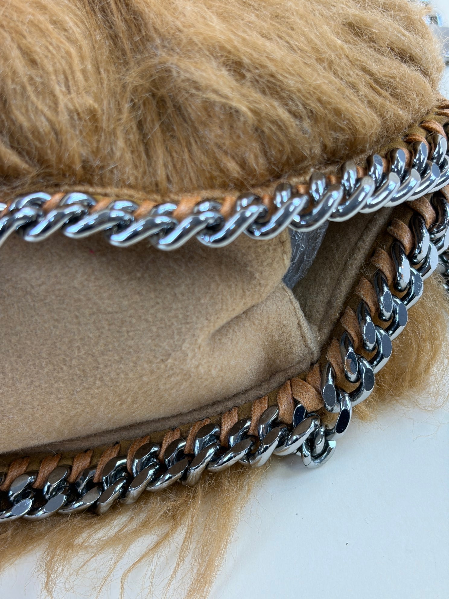 Stella McCartney camel fur mini Falabella