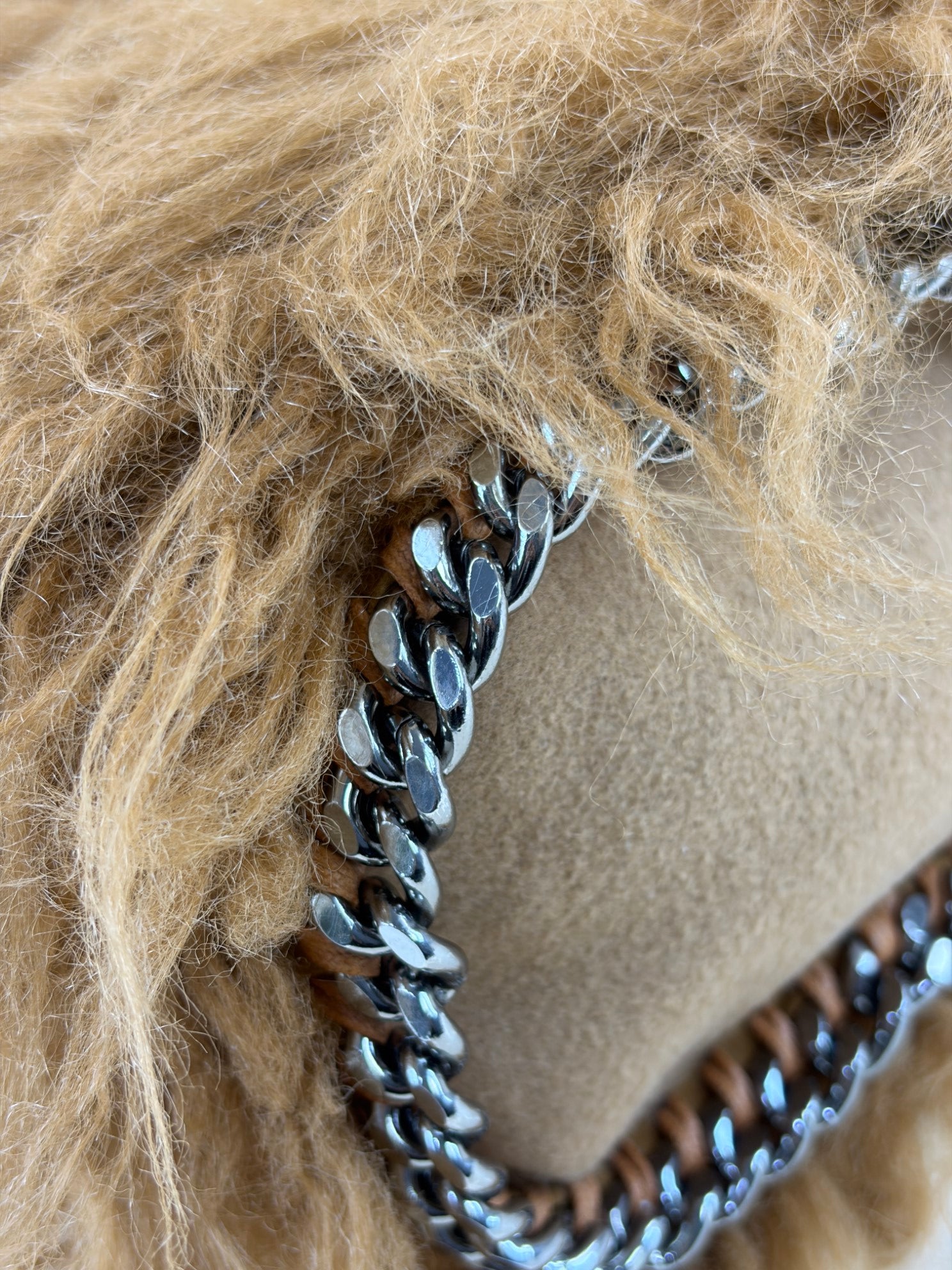 Stella McCartney camel fur mini Falabella