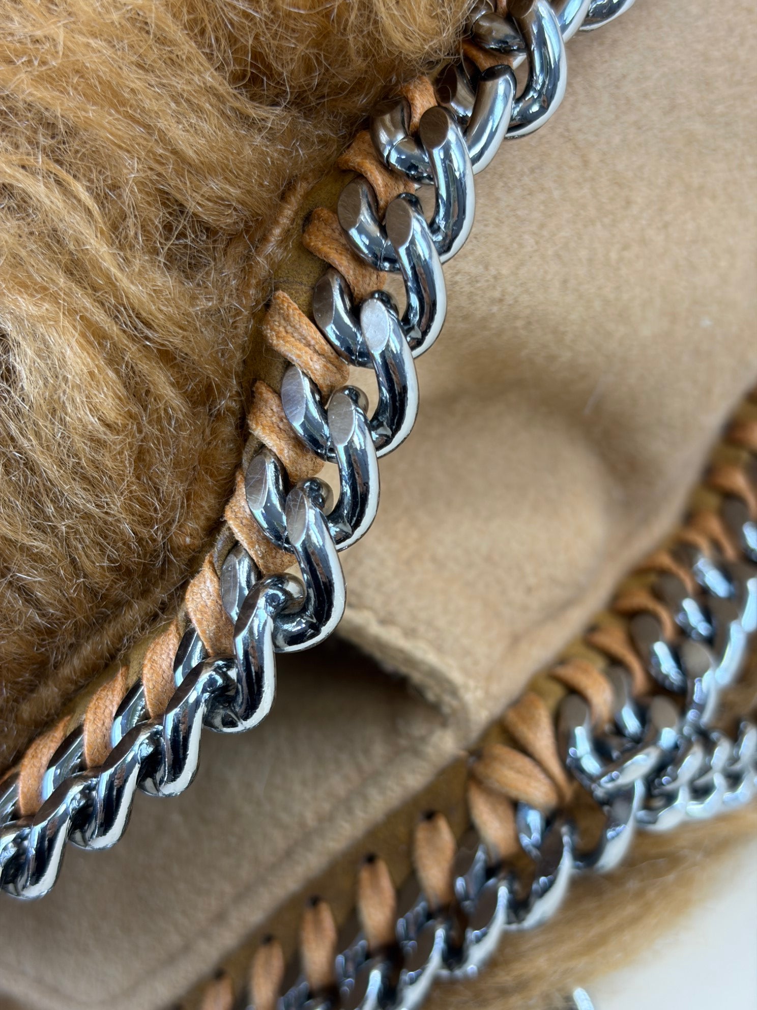 Stella McCartney camel fur mini Falabella