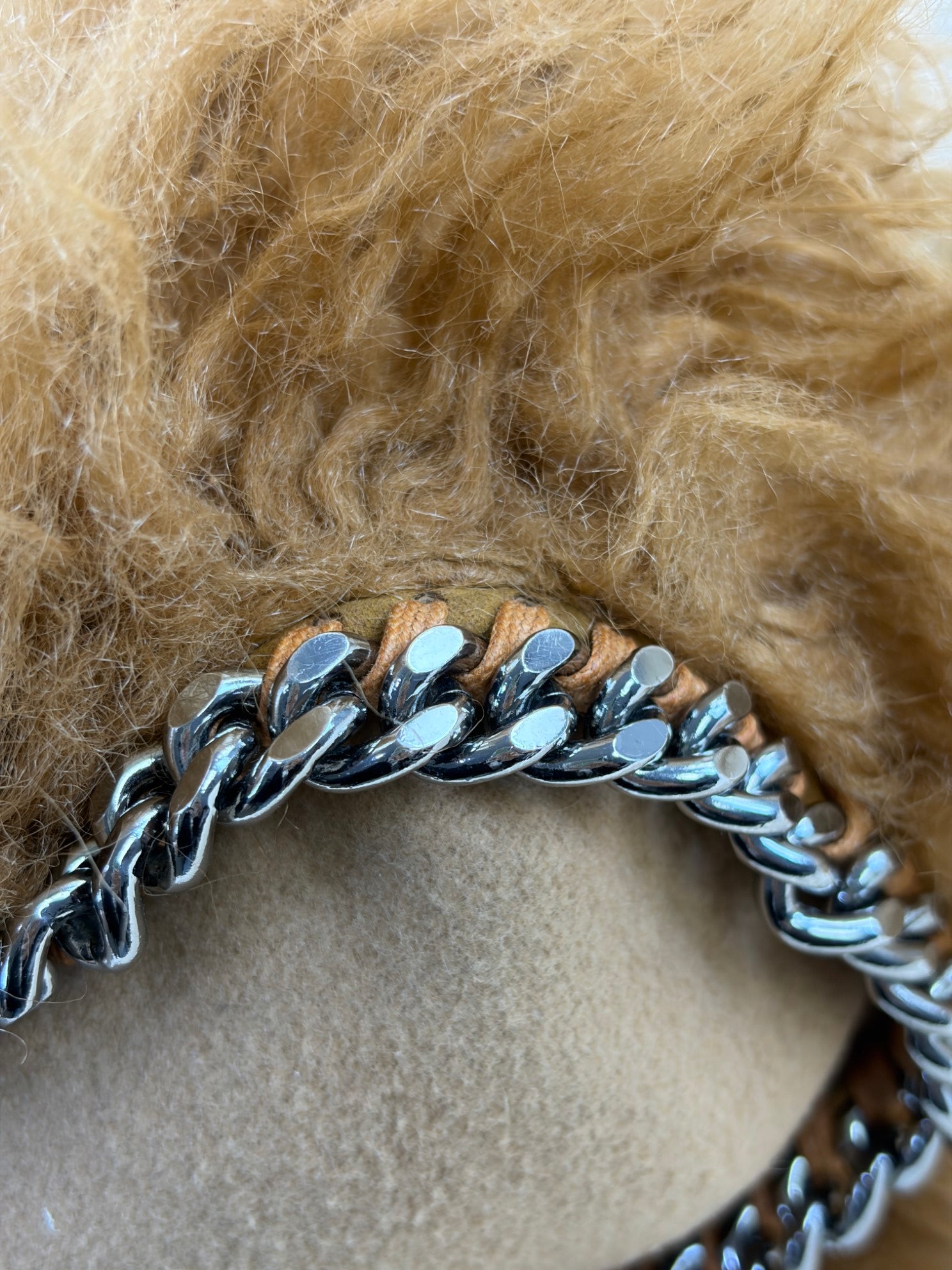 Stella McCartney camel fur mini Falabella