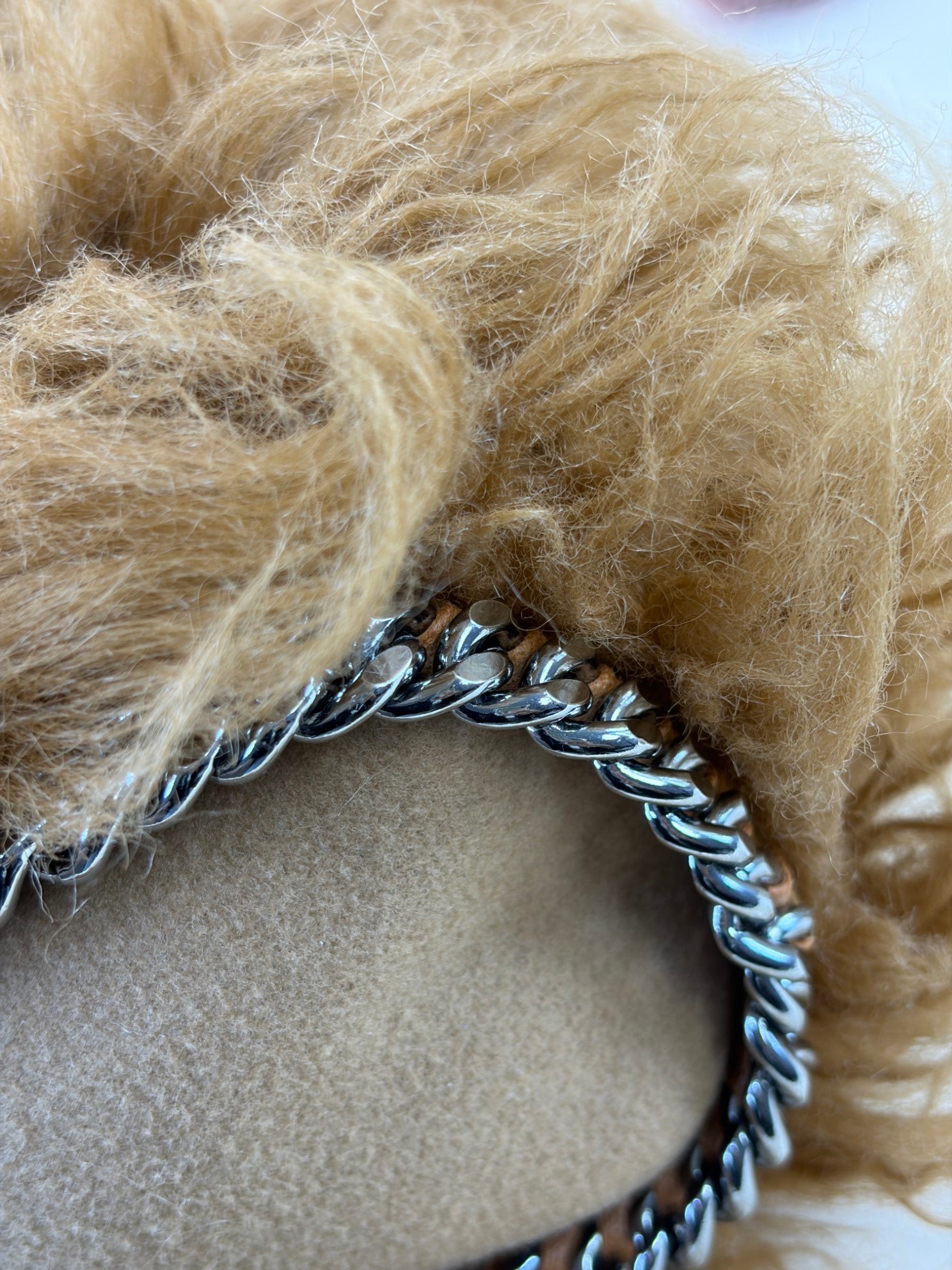 Stella McCartney camel fur mini Falabella