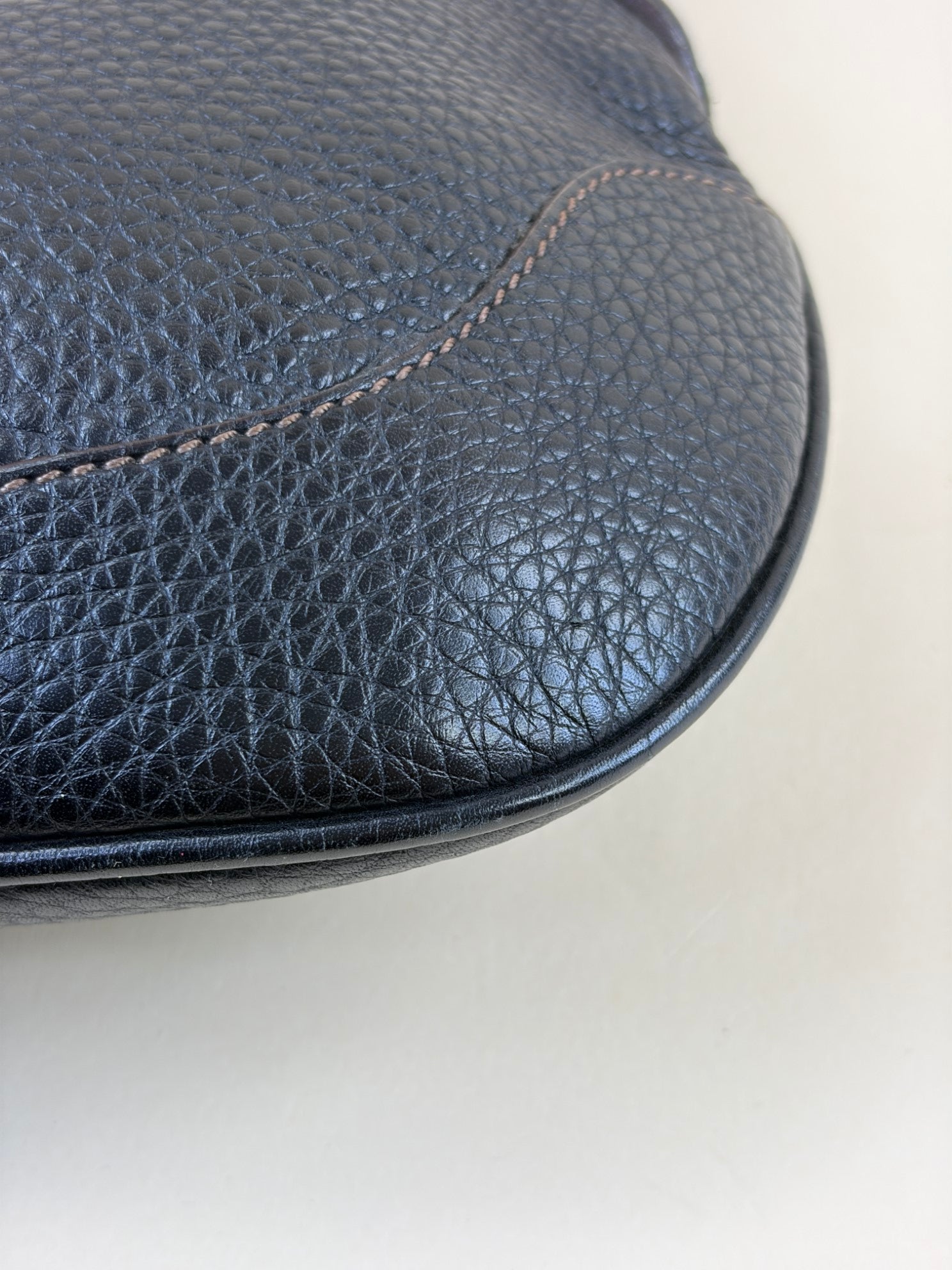 prada zip black shoulder hobo bag