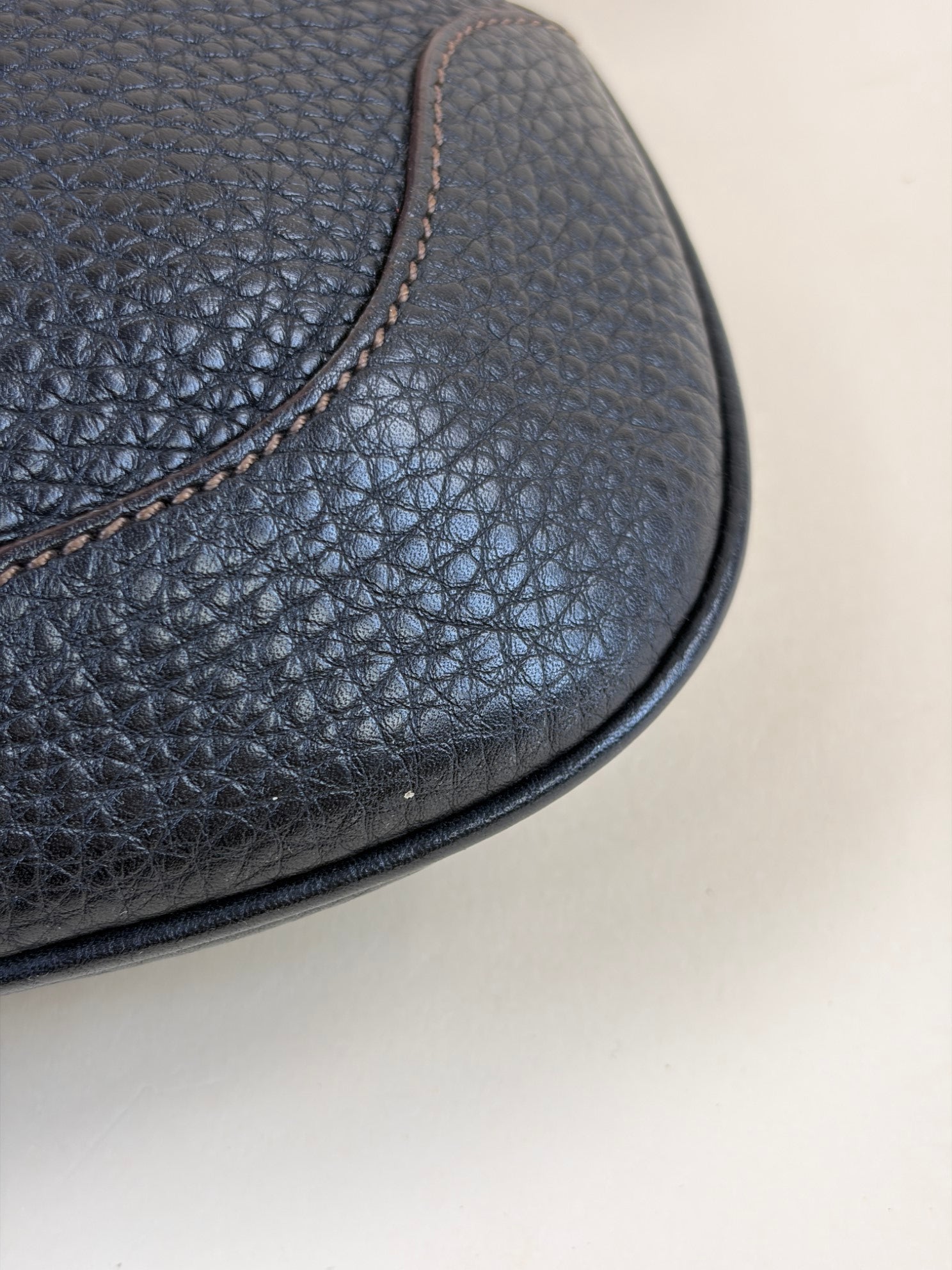 prada zip black shoulder hobo bag