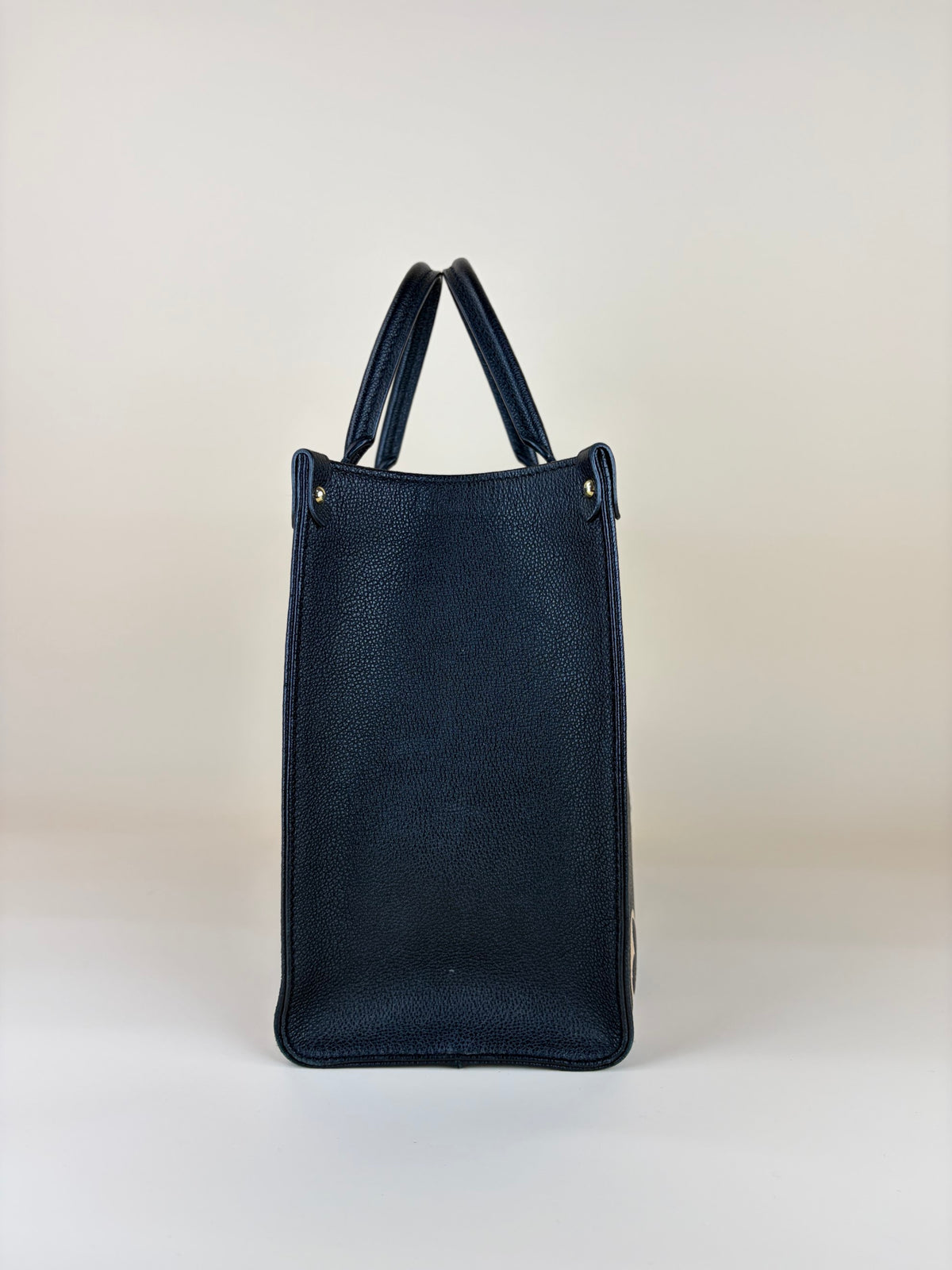 Louis Vuitton black/beige Monogram giant empriente on the go mm bag