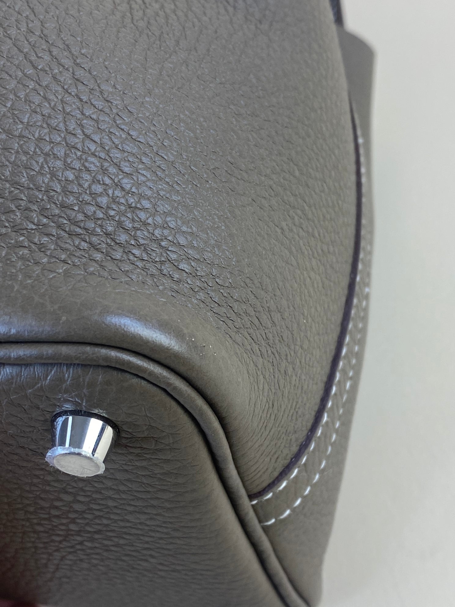 Hermes Etoupe Picotin 18 Bag