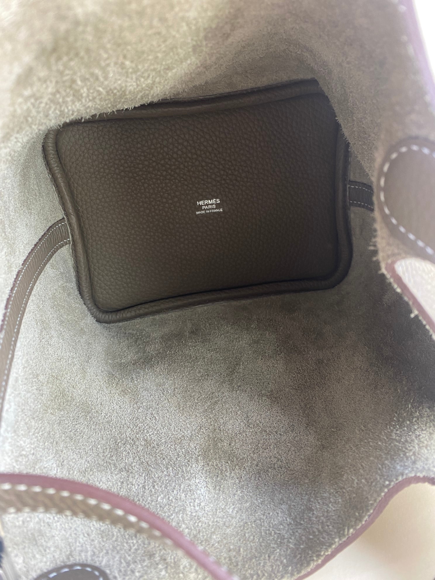 Hermes Etoupe Picotin 18 Bag