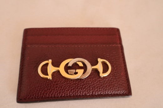 Gucci Brown Zomi Card Holder