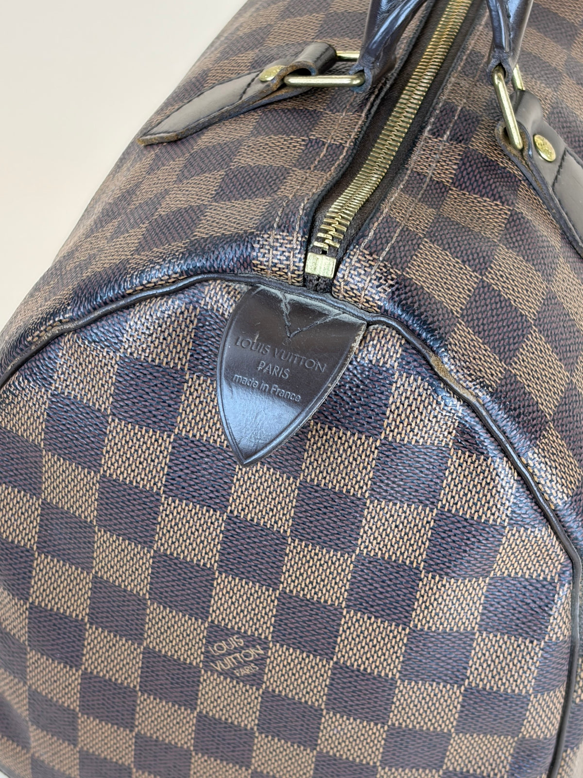 Louis Vuitton Damier Ebene canvas Speedy 30 Bag