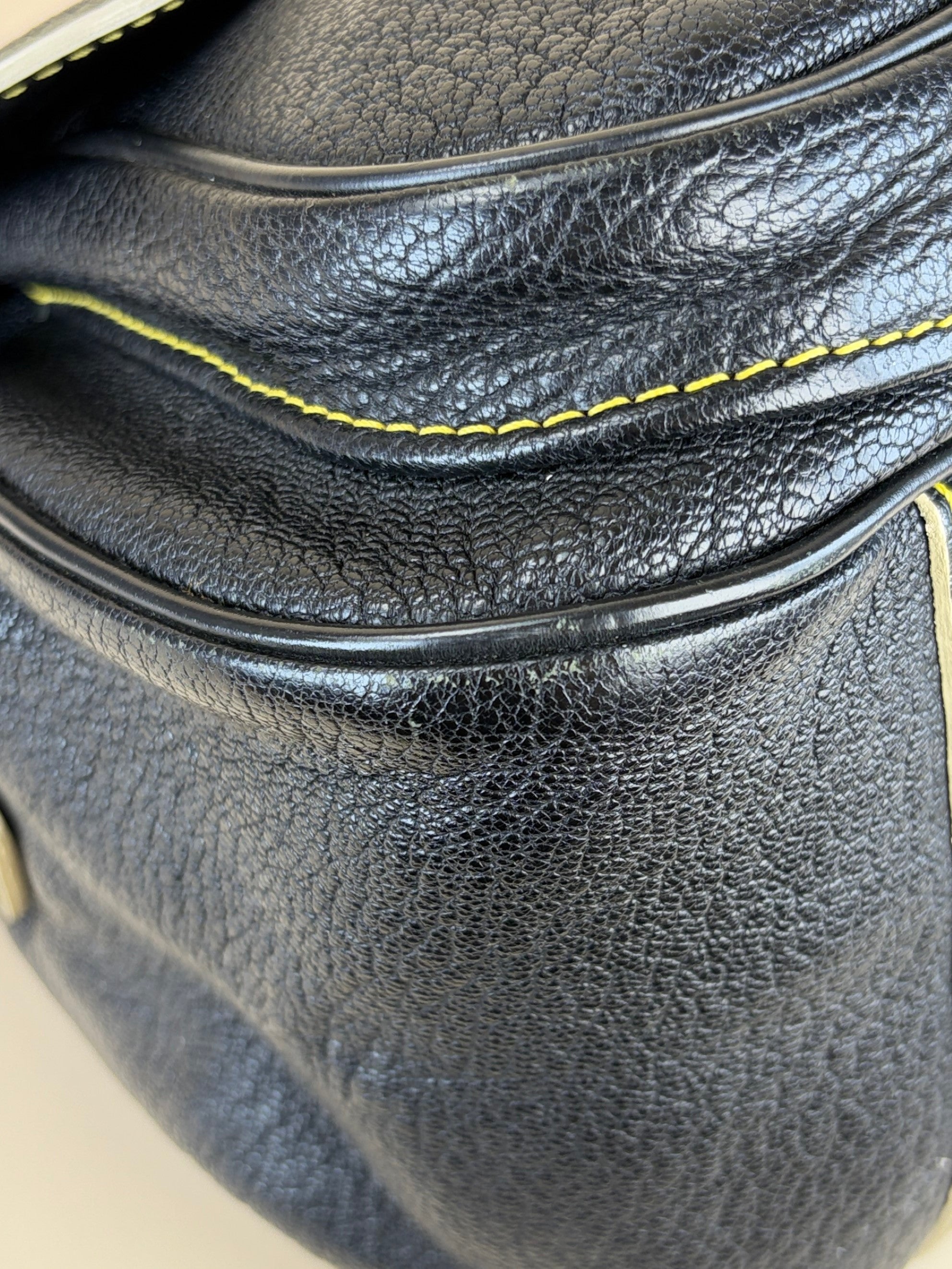Louis Vuitton Black Suhali Le Confident Shoulder Bag