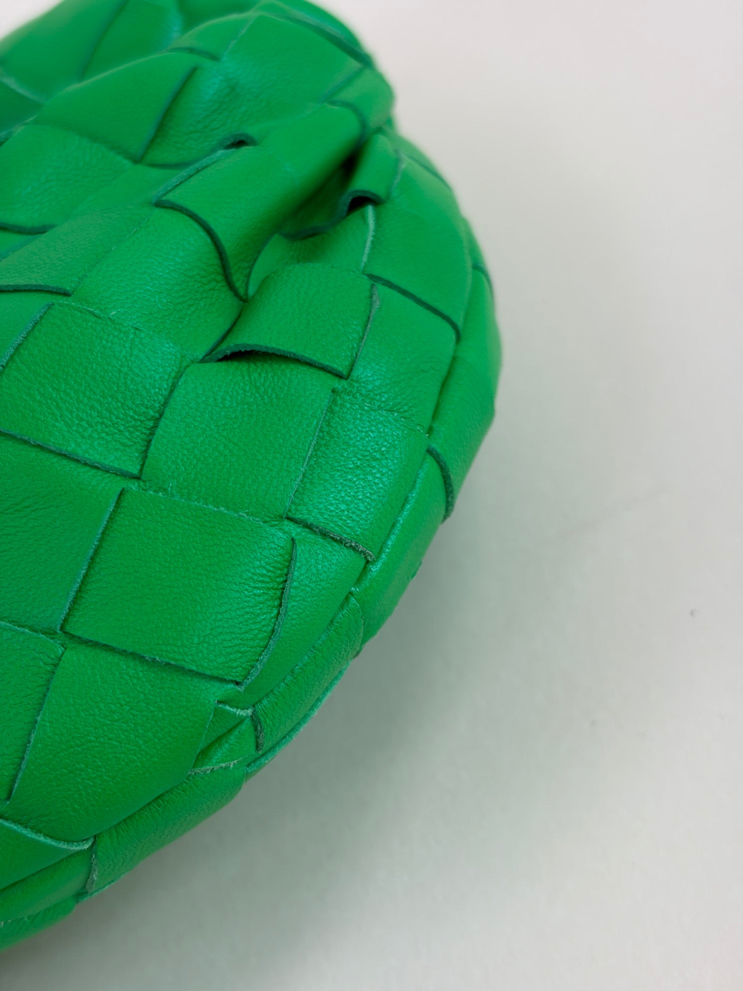 Bottega Veneta Green Intrecciato Candy Jodie Bag