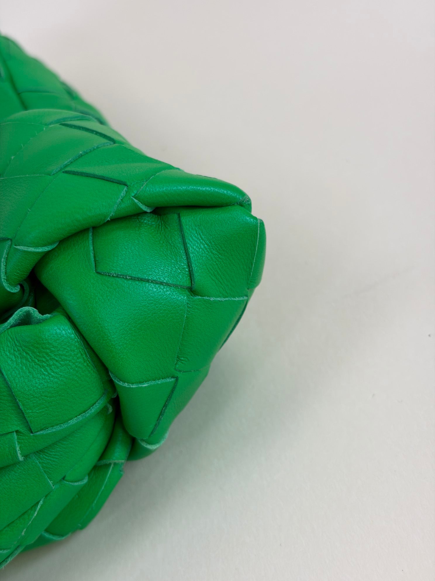 Bottega Veneta Green Intrecciato Candy Jodie Bag