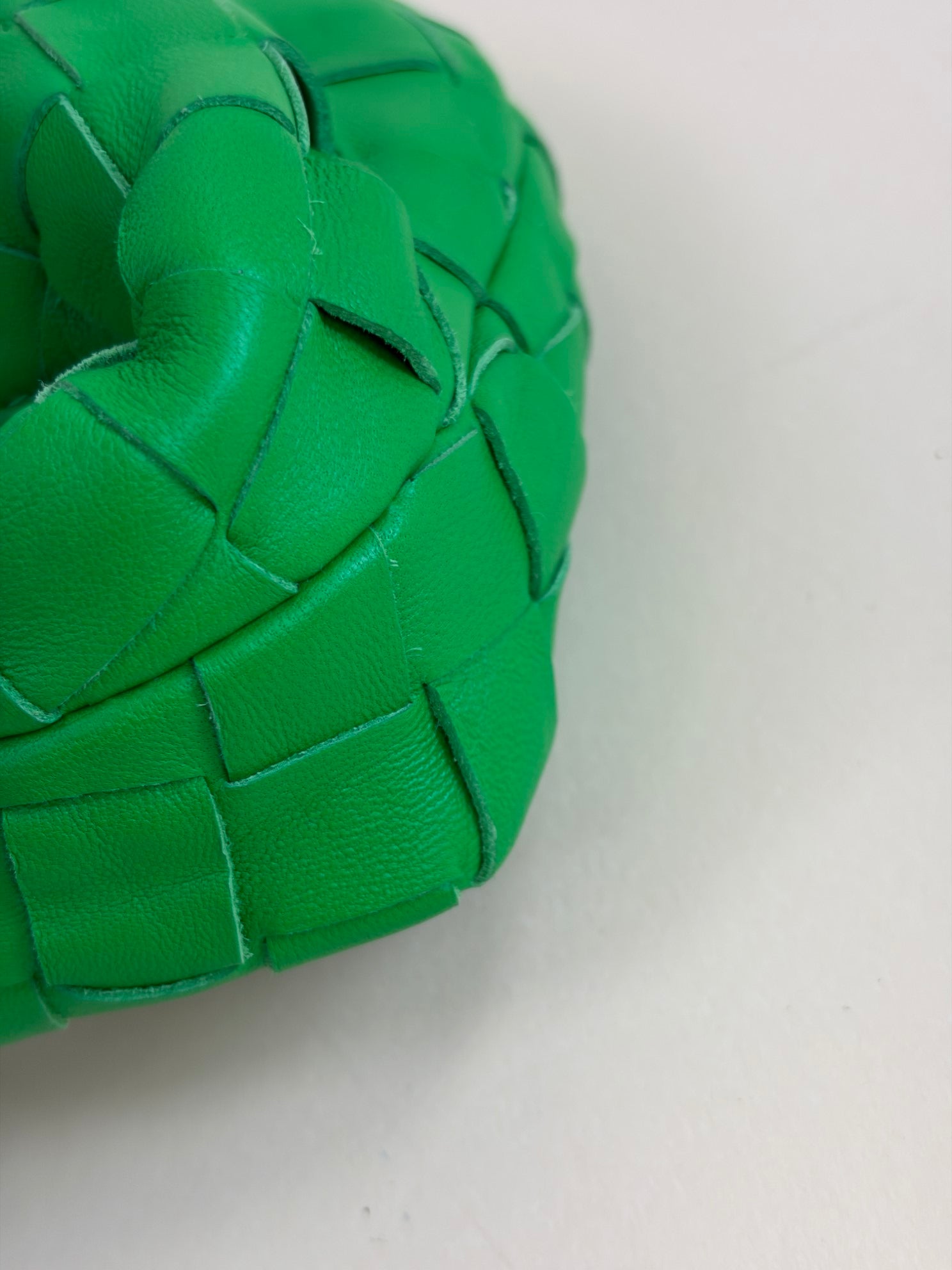 Bottega Veneta Green Intrecciato Candy Jodie Bag