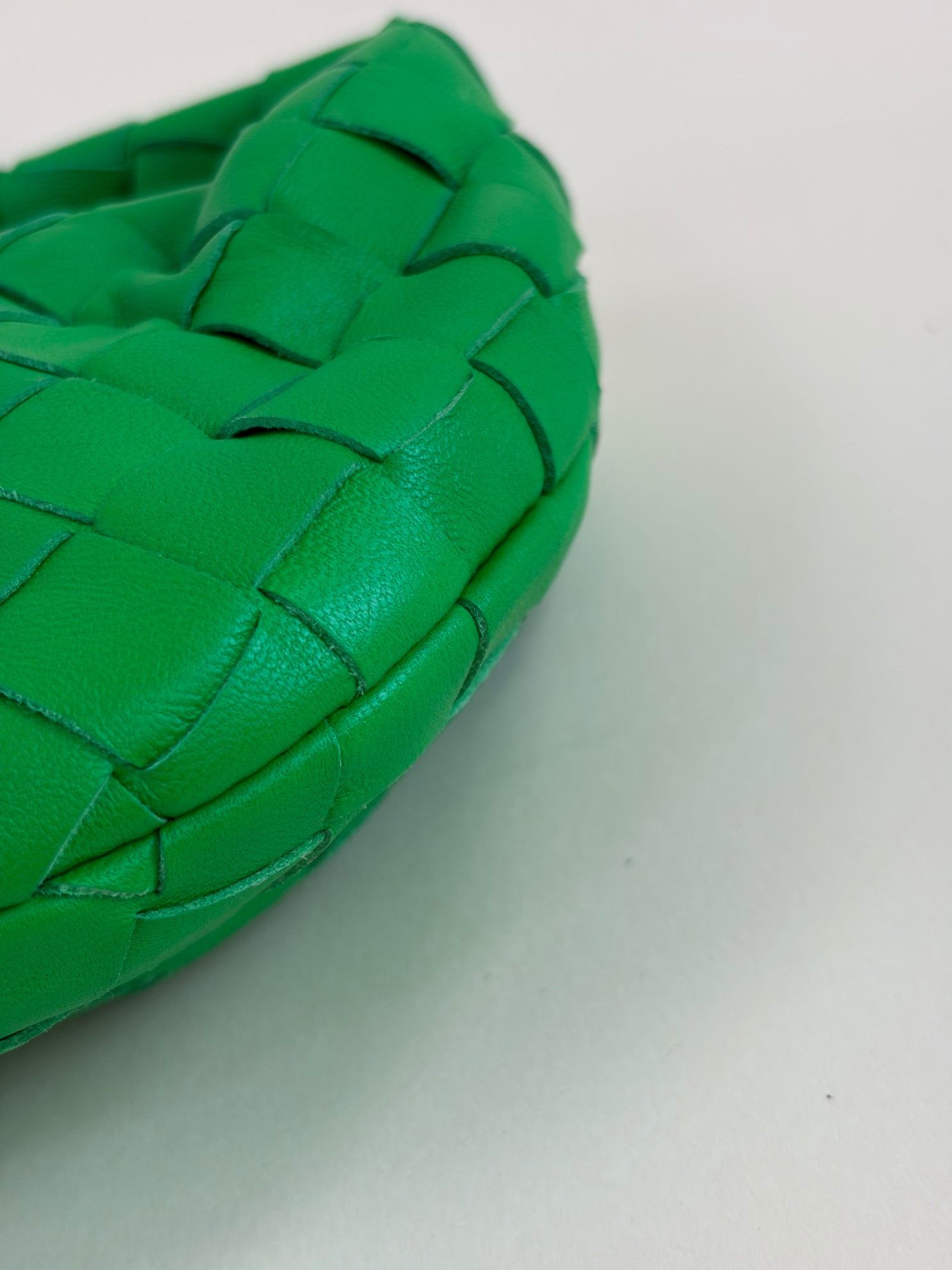 Bottega Veneta Green Intrecciato Candy Jodie Bag