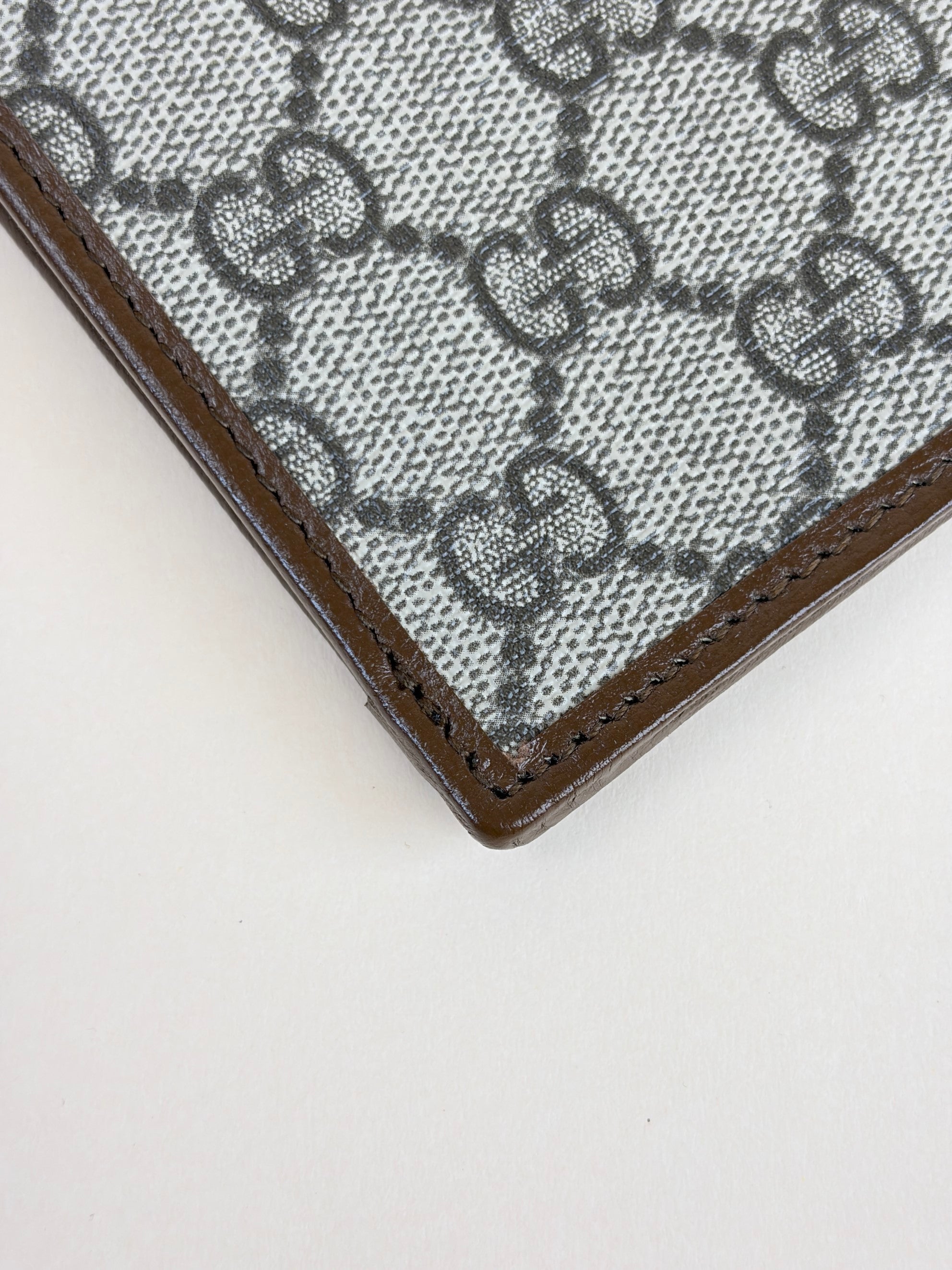 Gucci Brown GG Zip Pouch with Holder