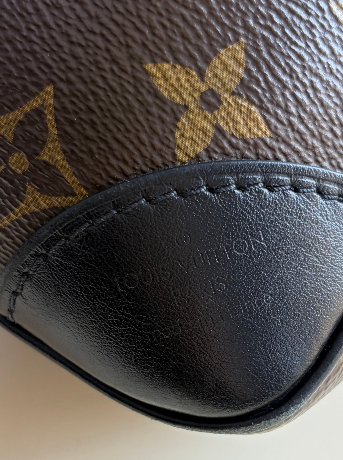Louis Vuitton black monogram Odeon pm cross body