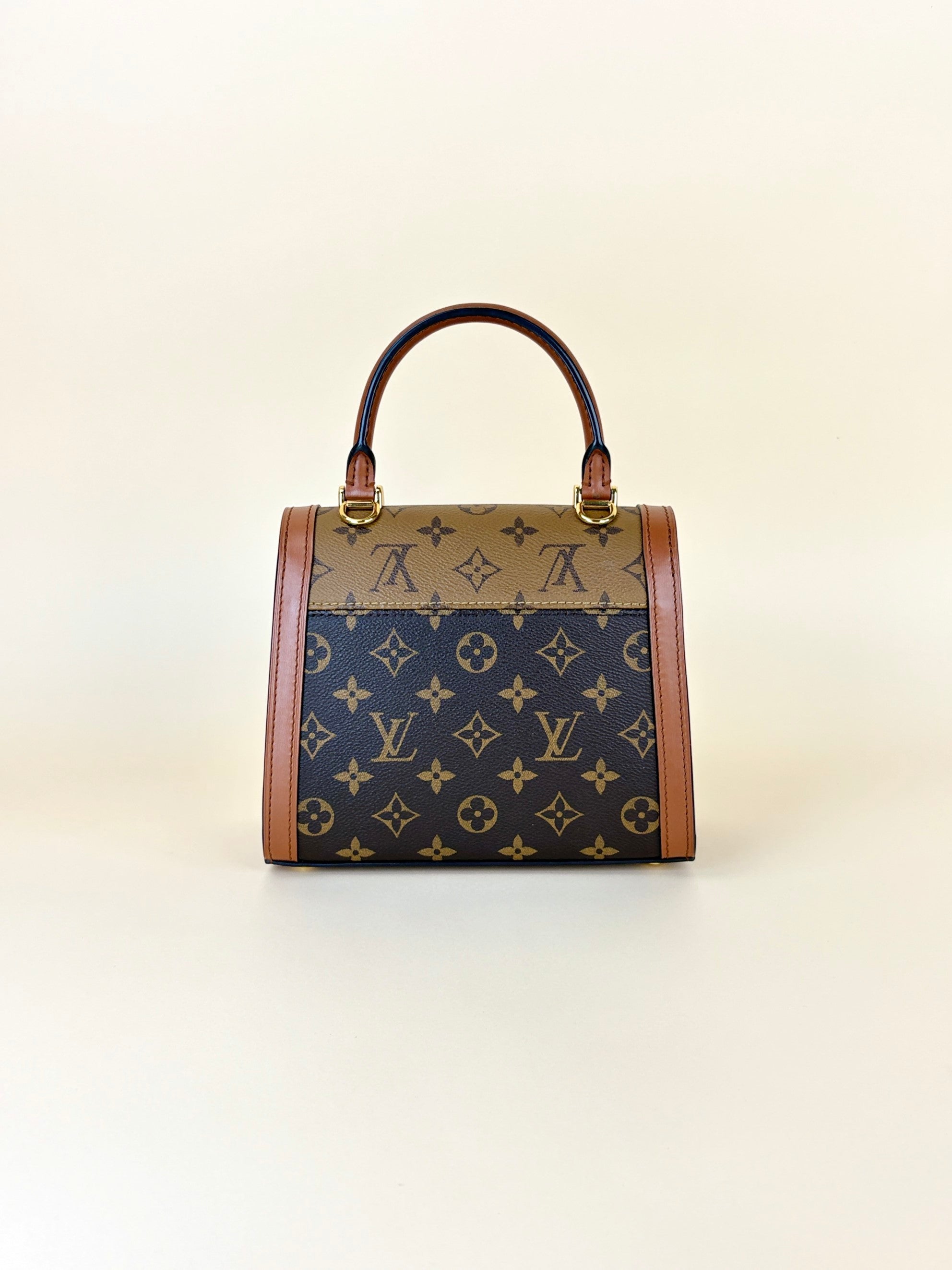 Louis Vuitton Reverse Monogram Dauphine Capitale Handbag with Strap