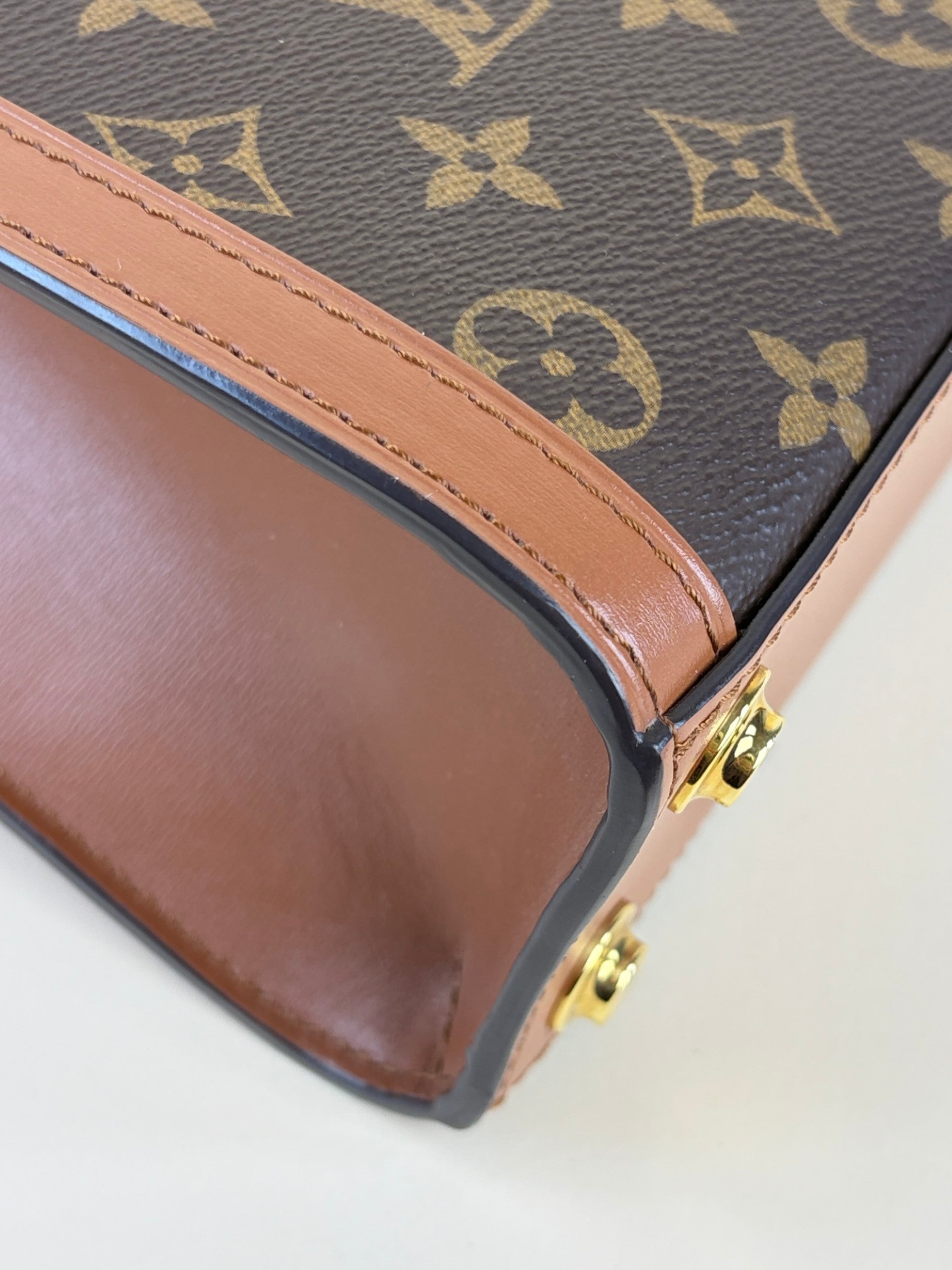 Louis Vuitton Reverse Monogram Dauphine Capitale Handbag with Strap