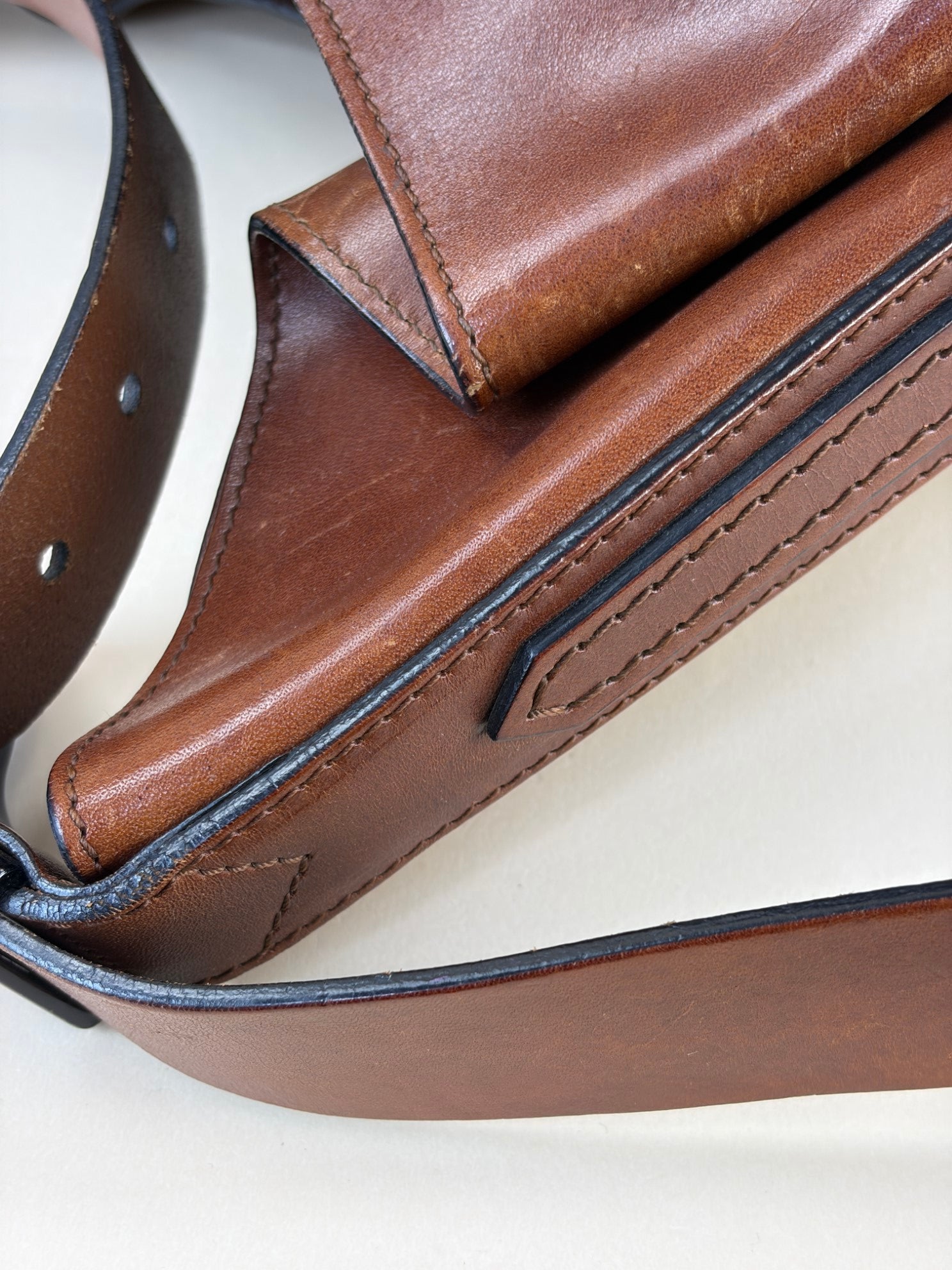 Burberry Bicolor Bridle Kenton Hobo House Check Shoulder Bag