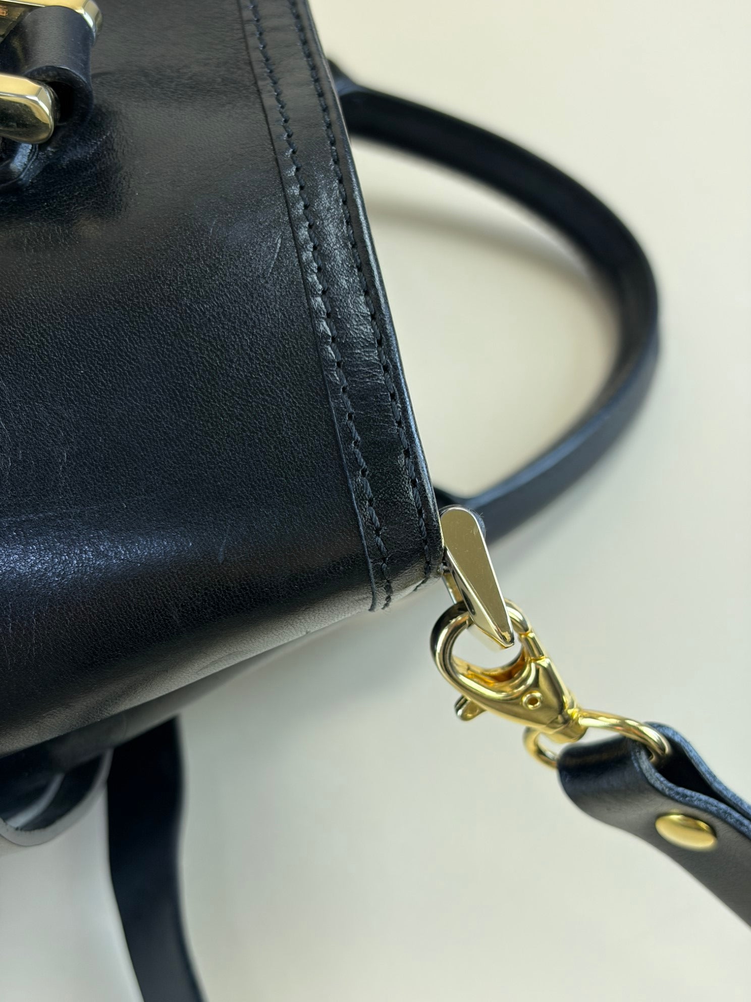 Burberry Black Soft Landscape Bridle Large Lynher Tote Bag