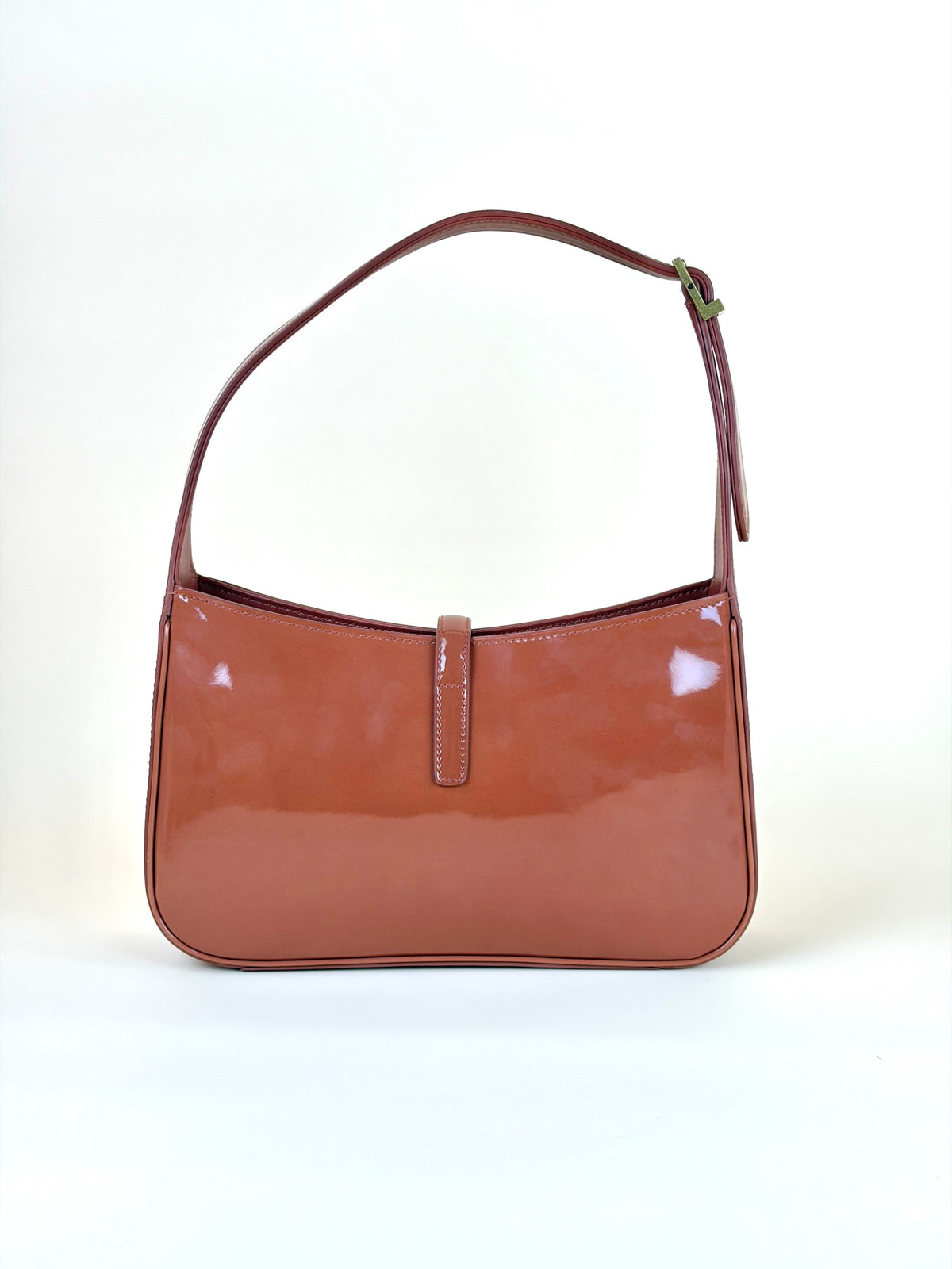 YSL mild rose patent leather LE5A7 hobo bag