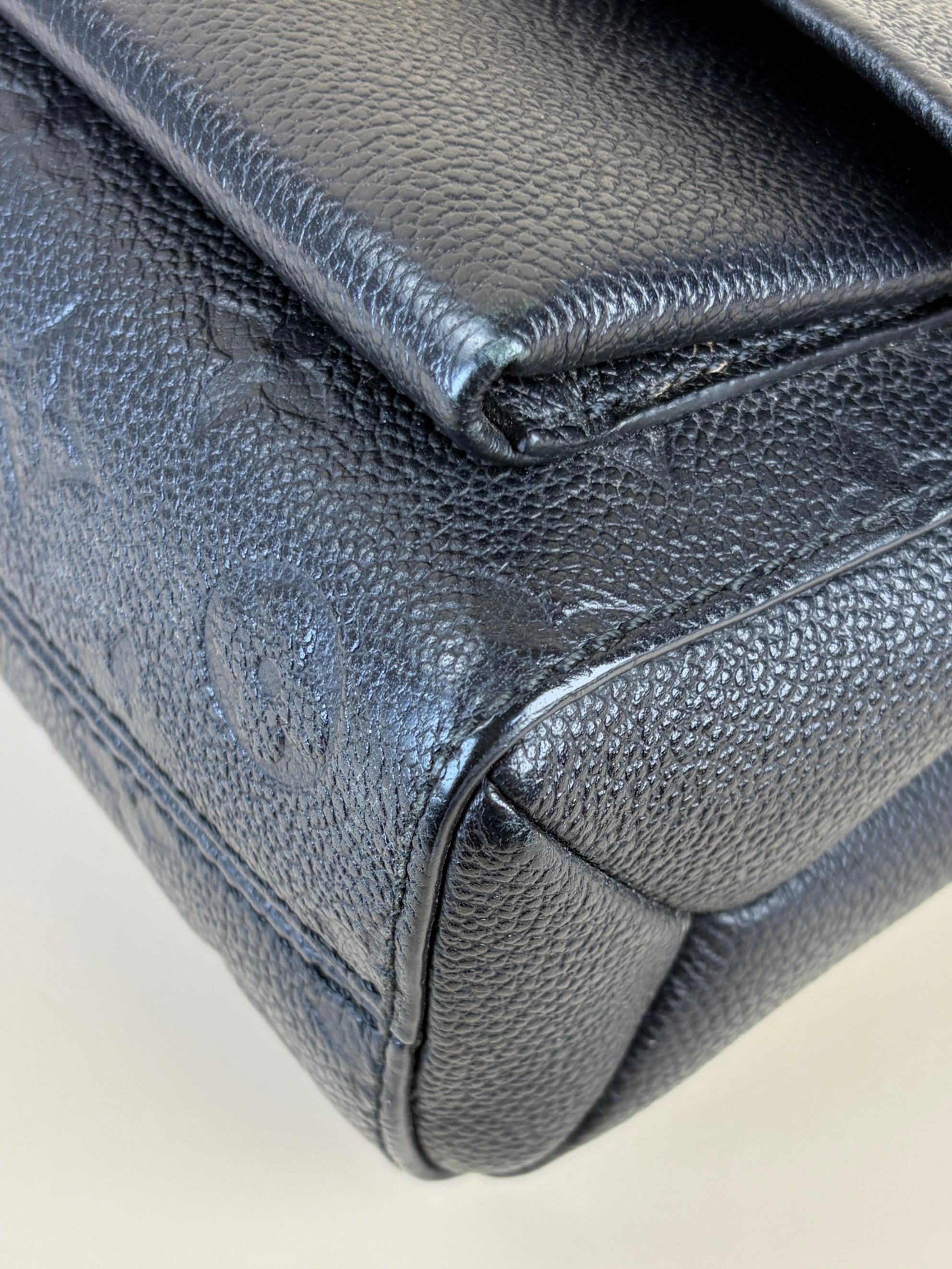 Louis Vuitton Black Monogram Empreinte Vavin BB Shoulder Bag