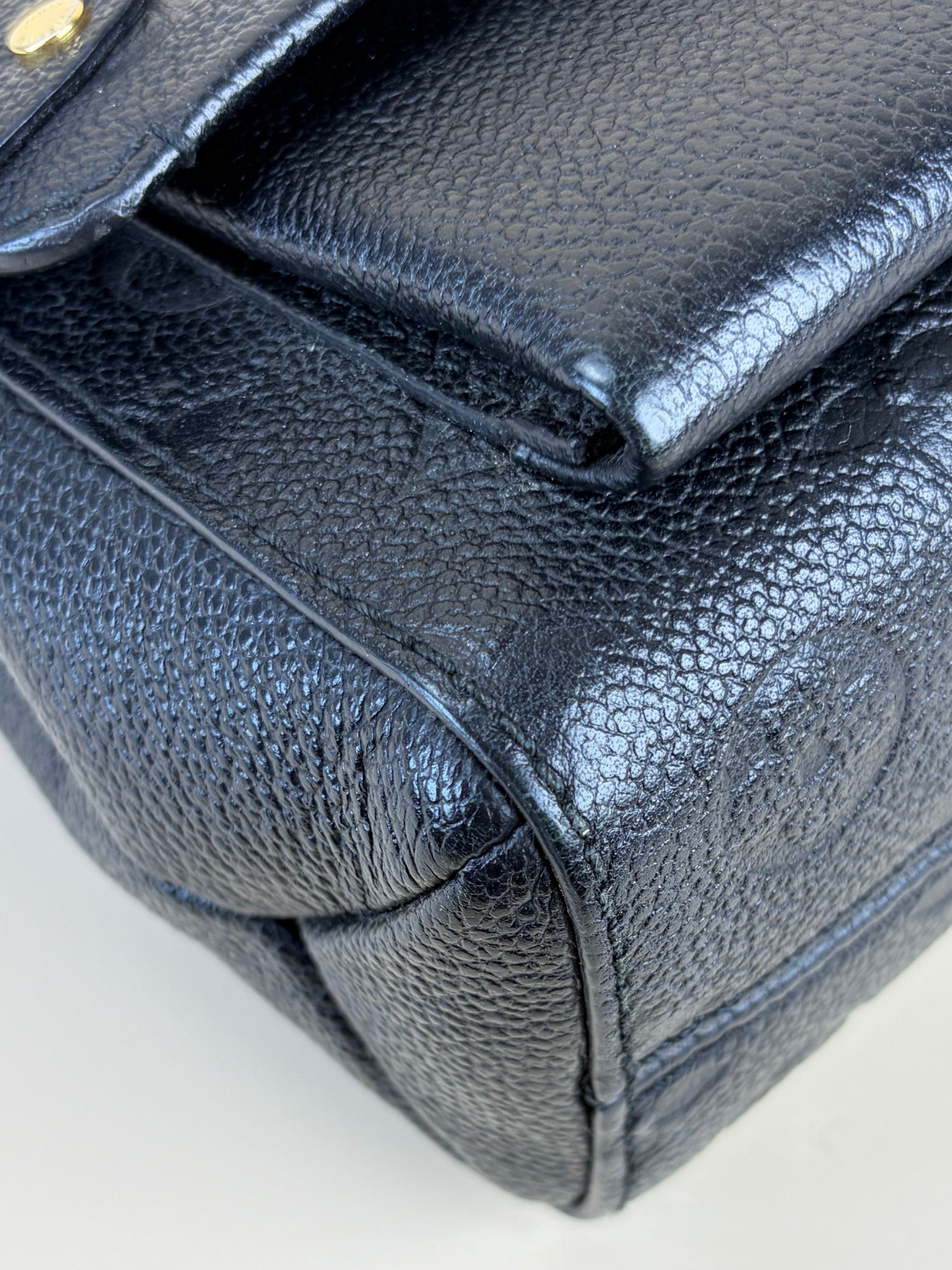 Louis Vuitton Black Monogram Empreinte Vavin BB Shoulder Bag