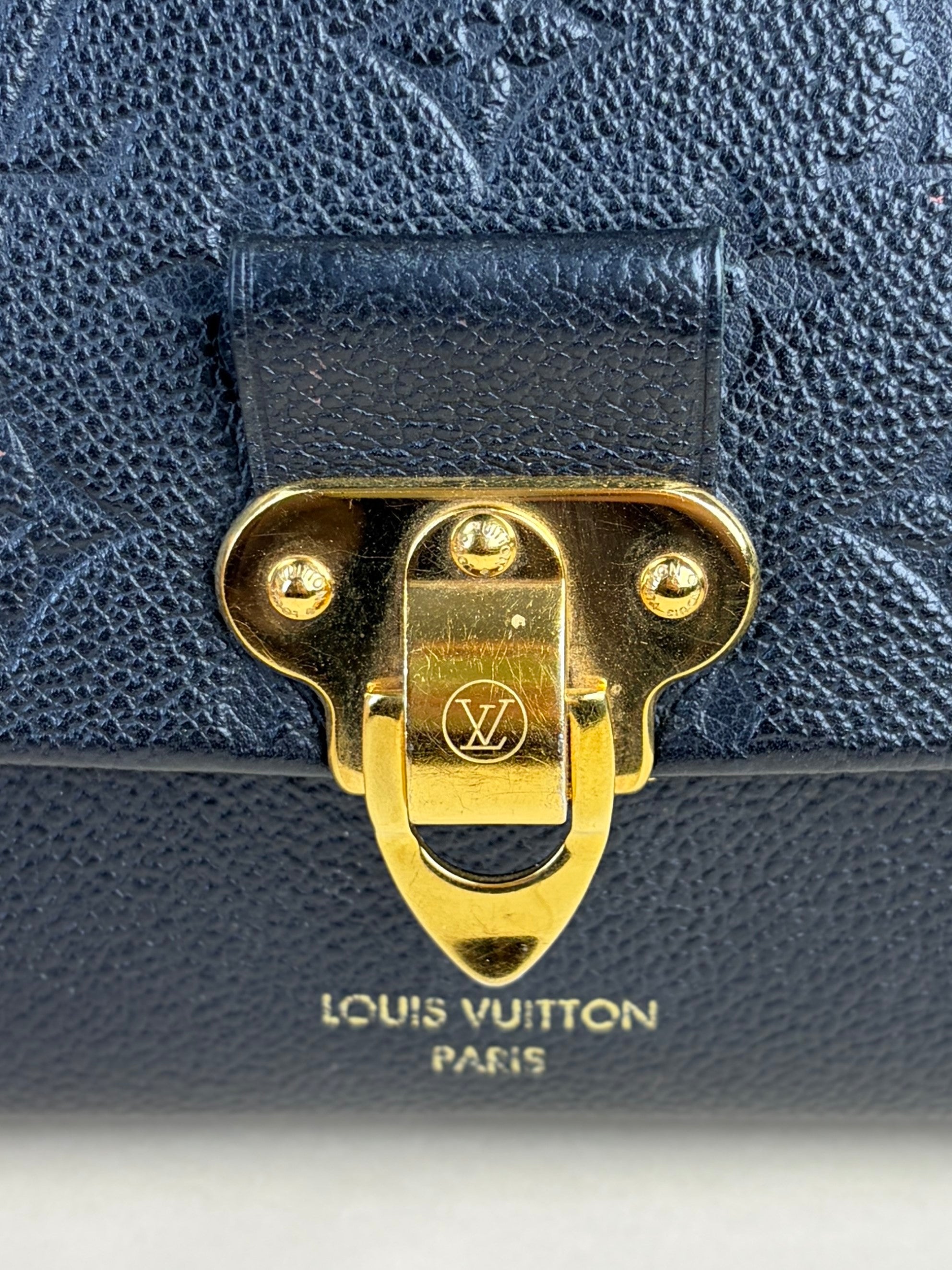 Louis Vuitton Black Monogram Empreinte Vavin BB Shoulder Bag