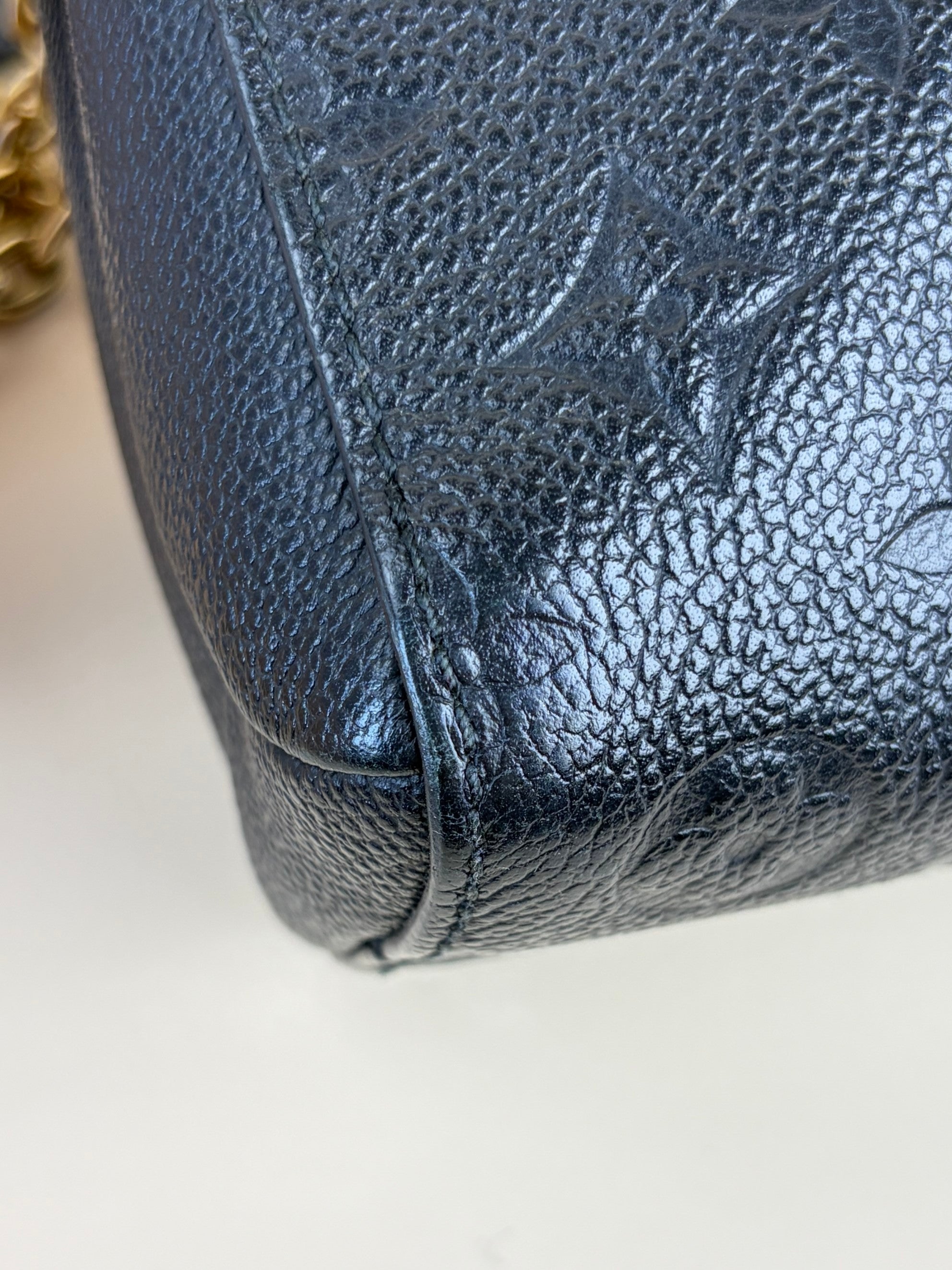 Louis Vuitton Black Monogram Empreinte Vavin BB Shoulder Bag