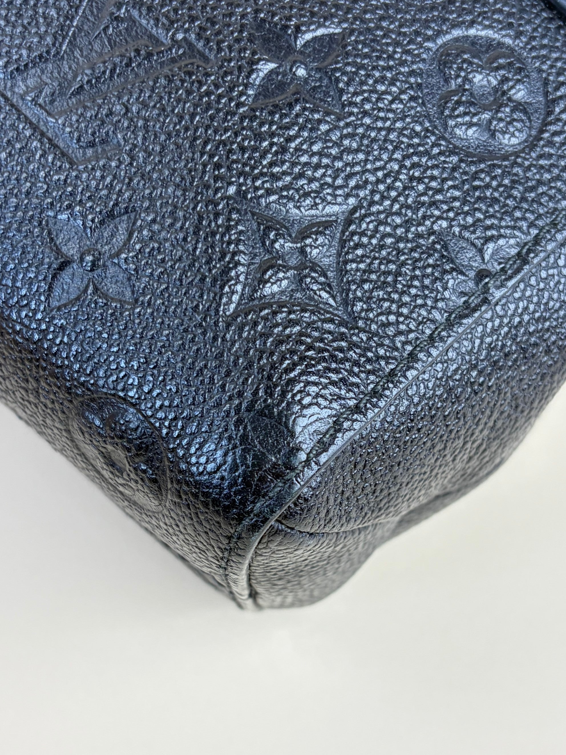 Louis Vuitton Black Monogram Empreinte Vavin BB Shoulder Bag
