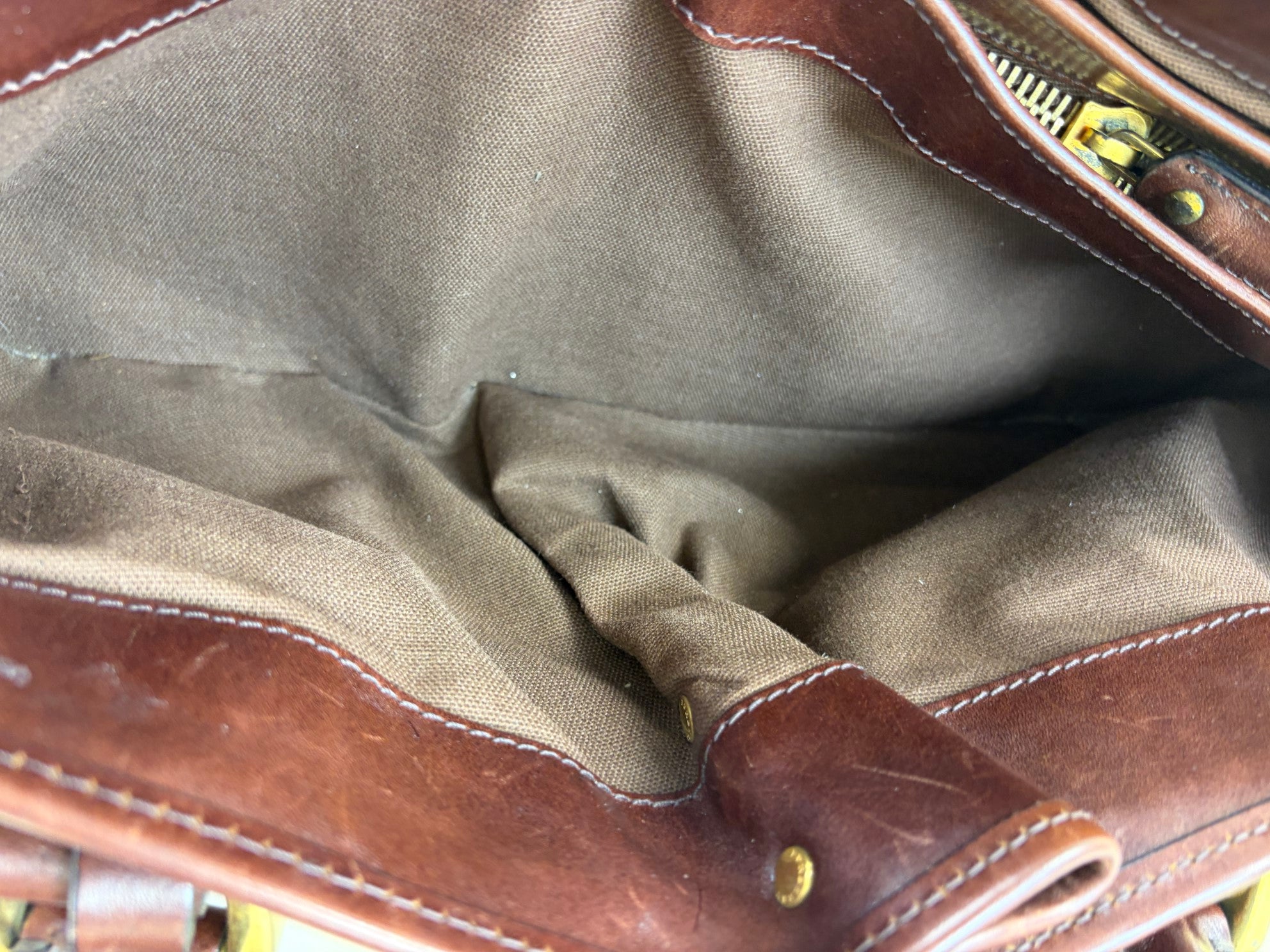 Burberry Brown House Check Rowan Satchel Bag