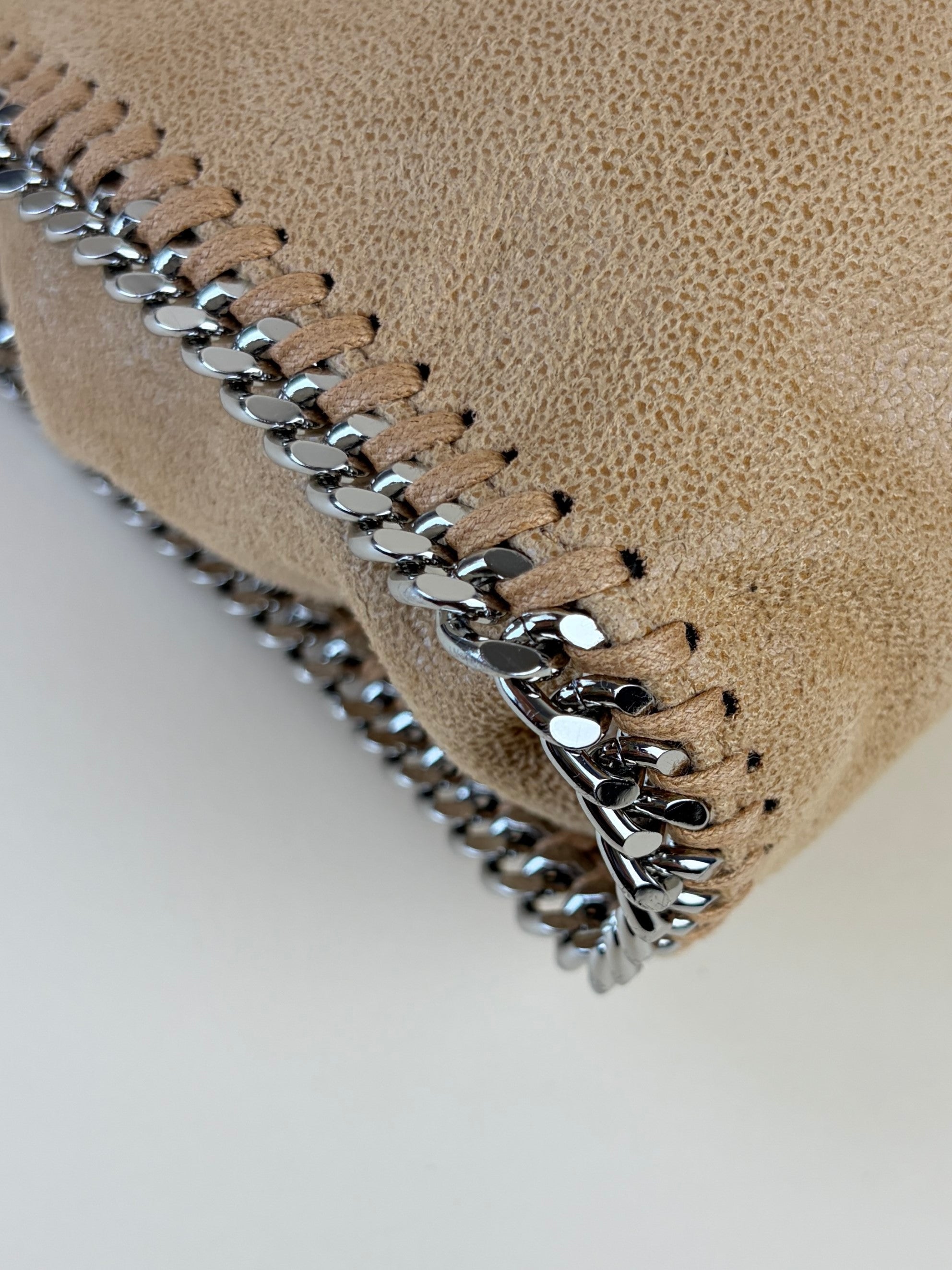 Stella Mccartney Nude Naturals falabella tiny tote bag