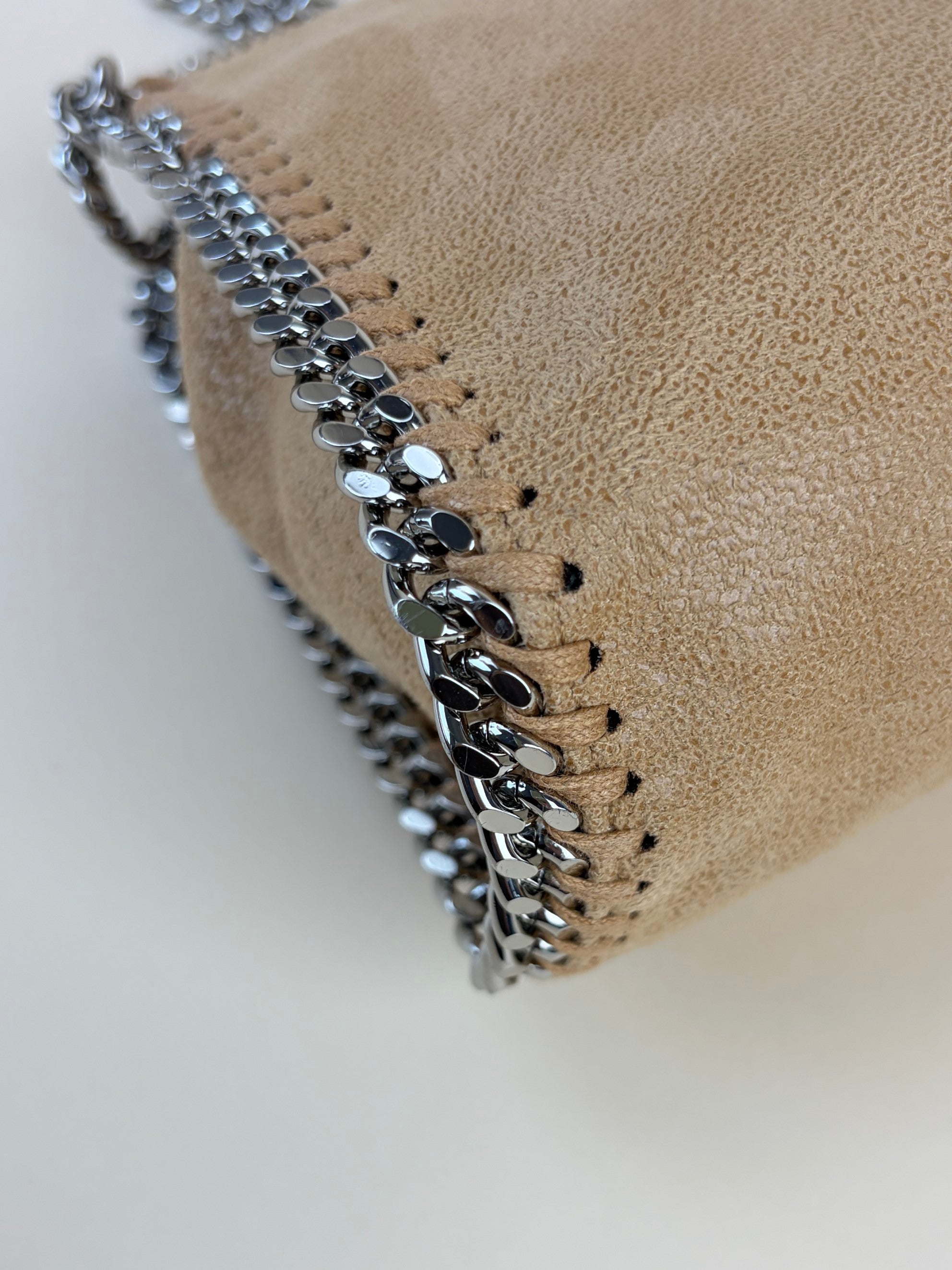 Stella Mccartney Nude Naturals falabella tiny tote bag