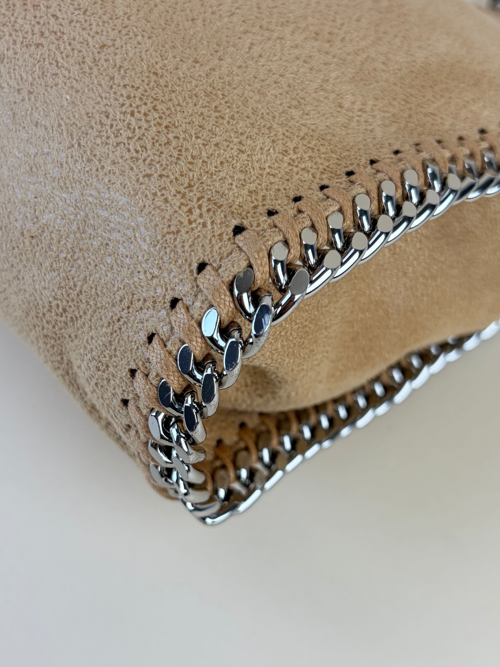Stella Mccartney Nude Naturals falabella tiny tote bag