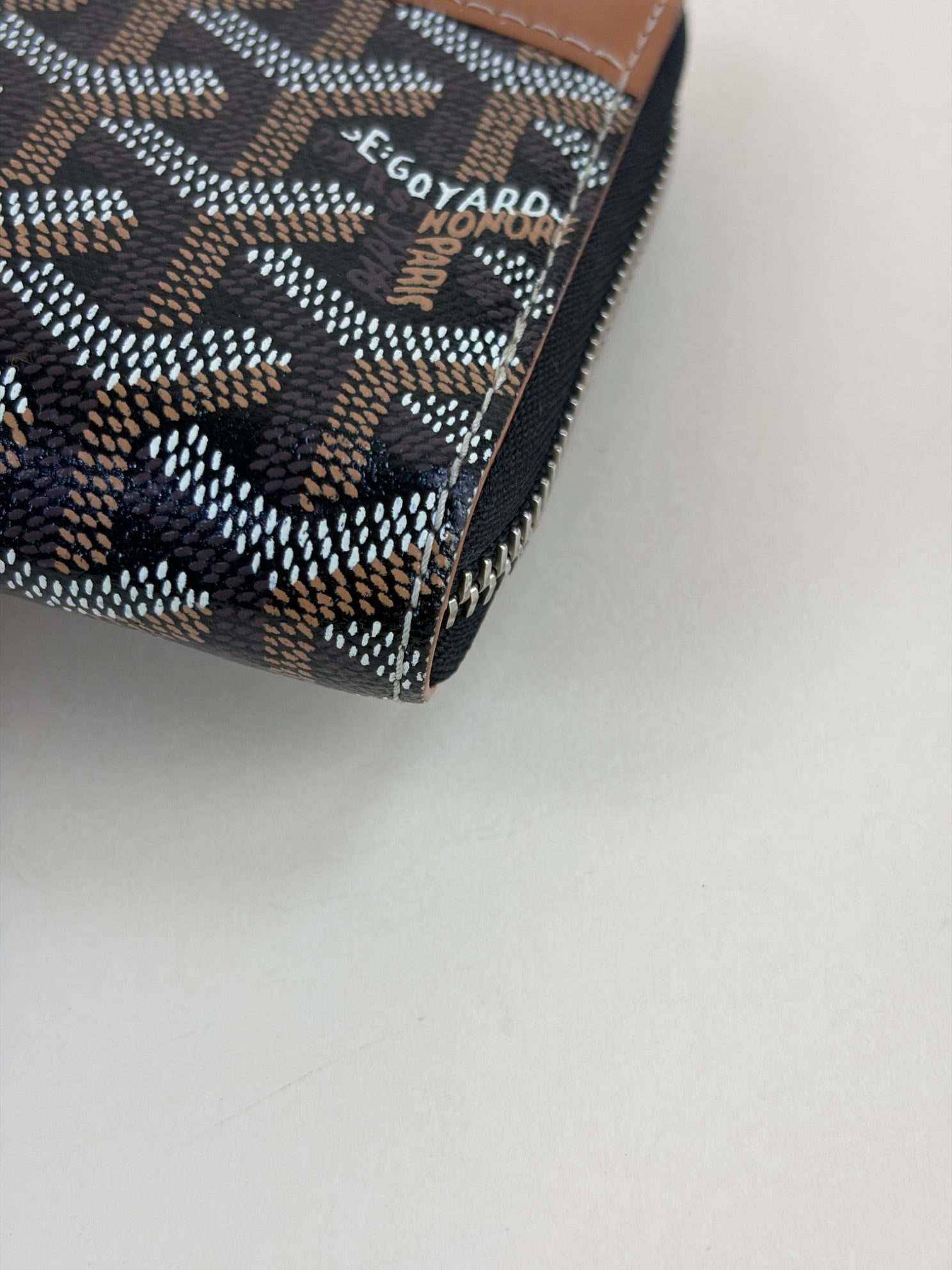 Goyard Bicolor Matignon GM Zip Wallet