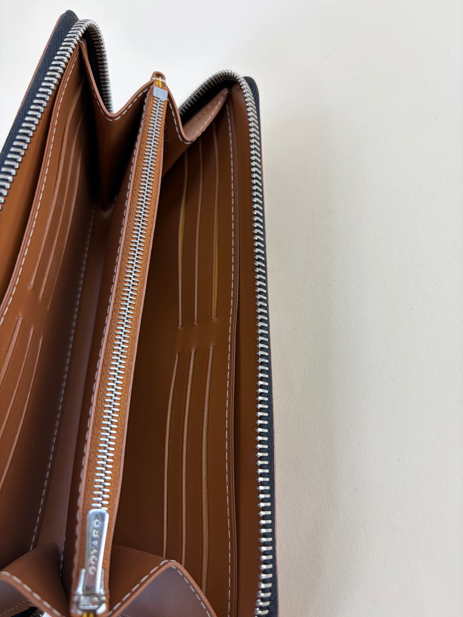 Goyard Bicolor Matignon GM Zip Wallet