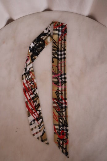 Burberry Multicolor House Check Twilly