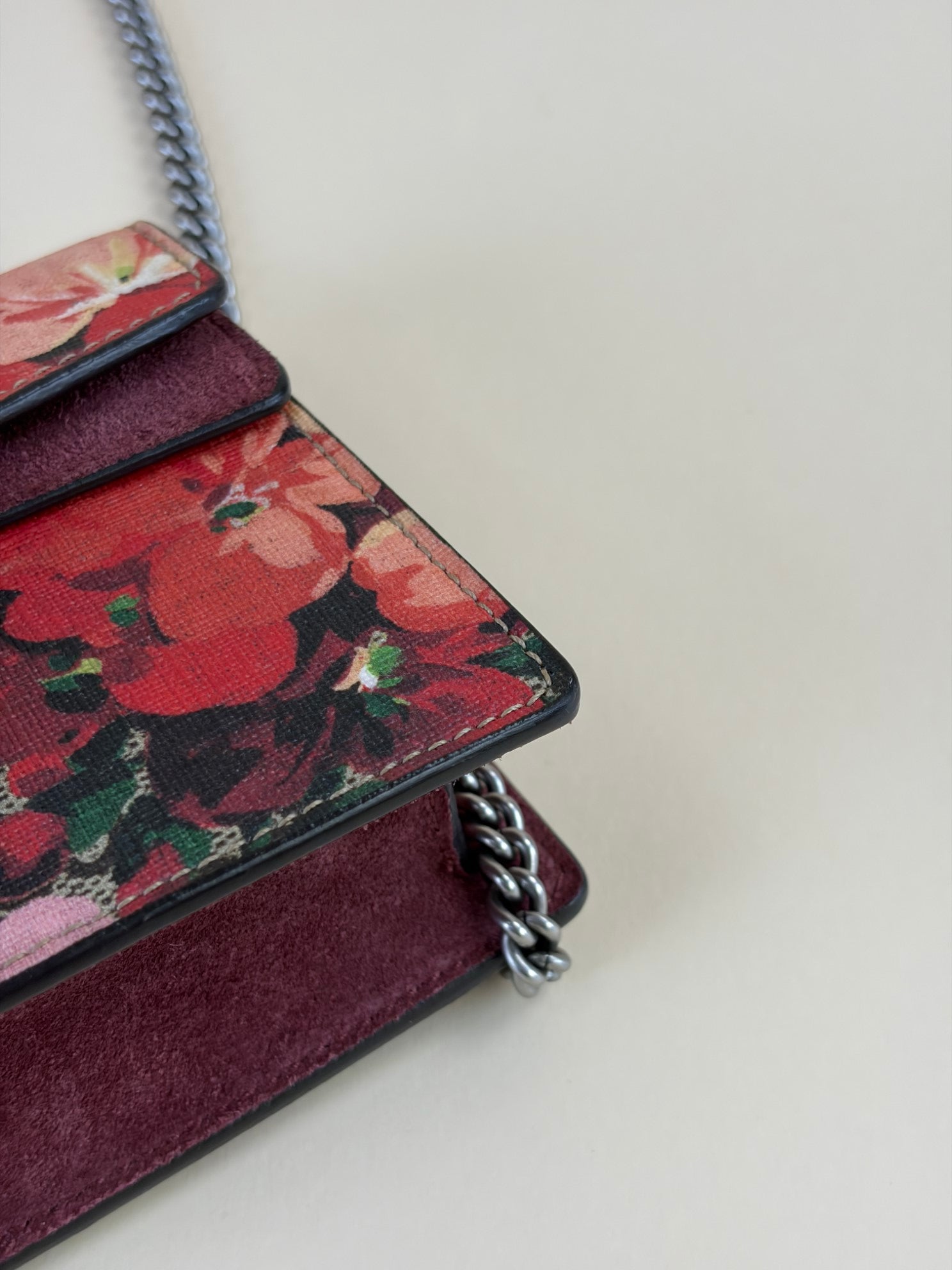 Gucci Bicolor GG Floral Blooms Supreme Dionysus Mini Bag