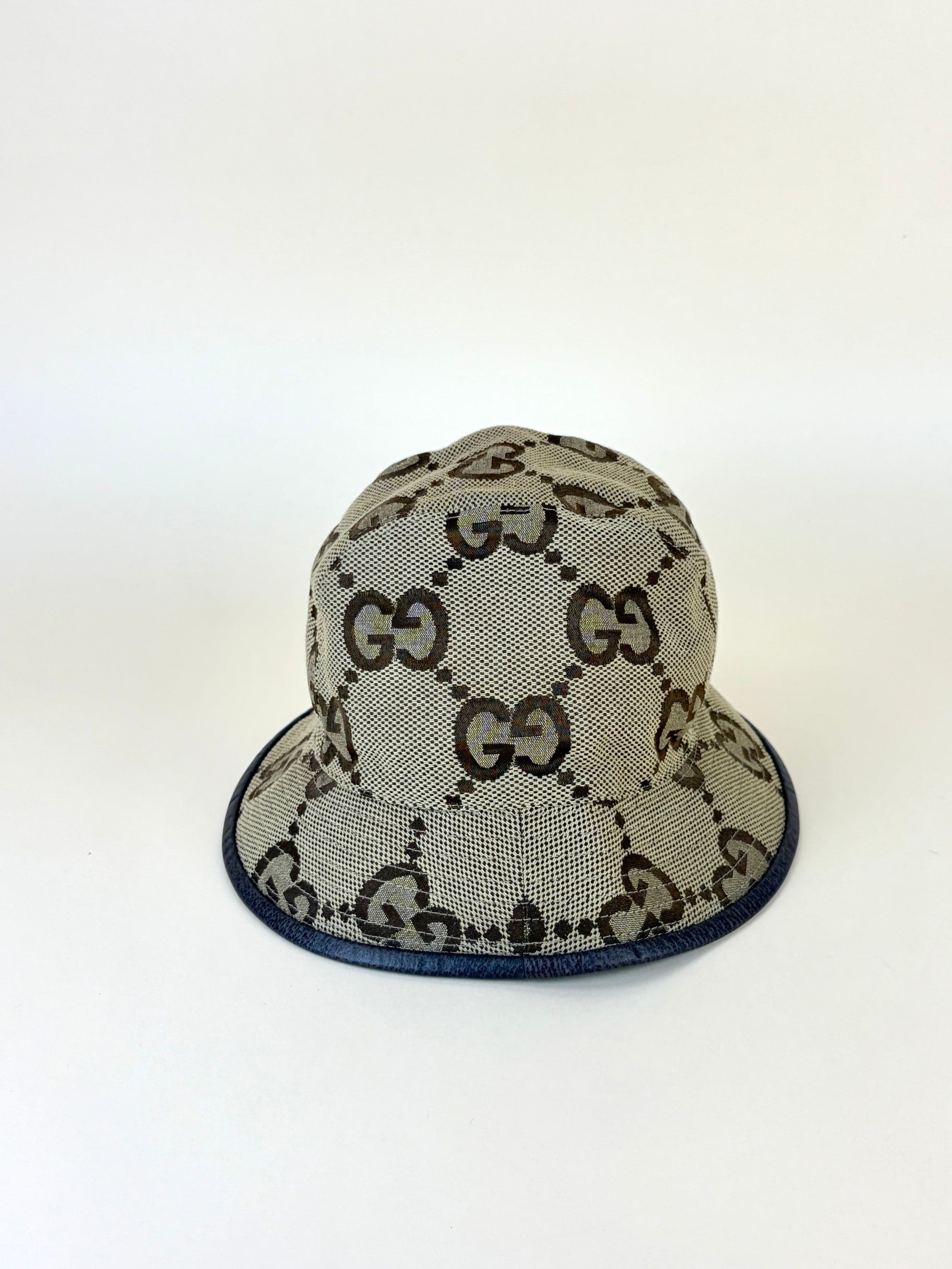 Gucci Brown GG Cotton Bucket Hat