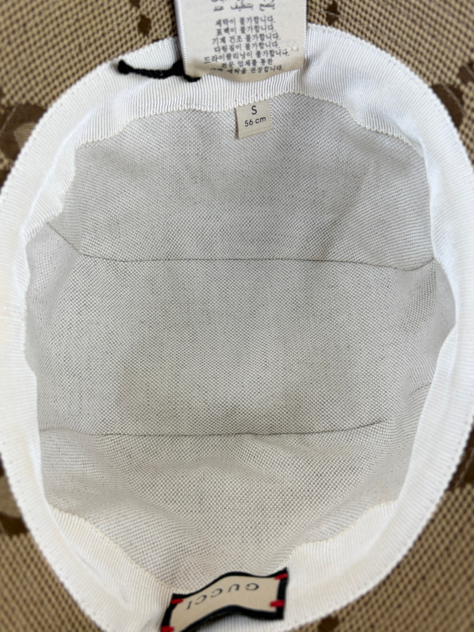 Gucci Brown GG Cotton Bucket Hat