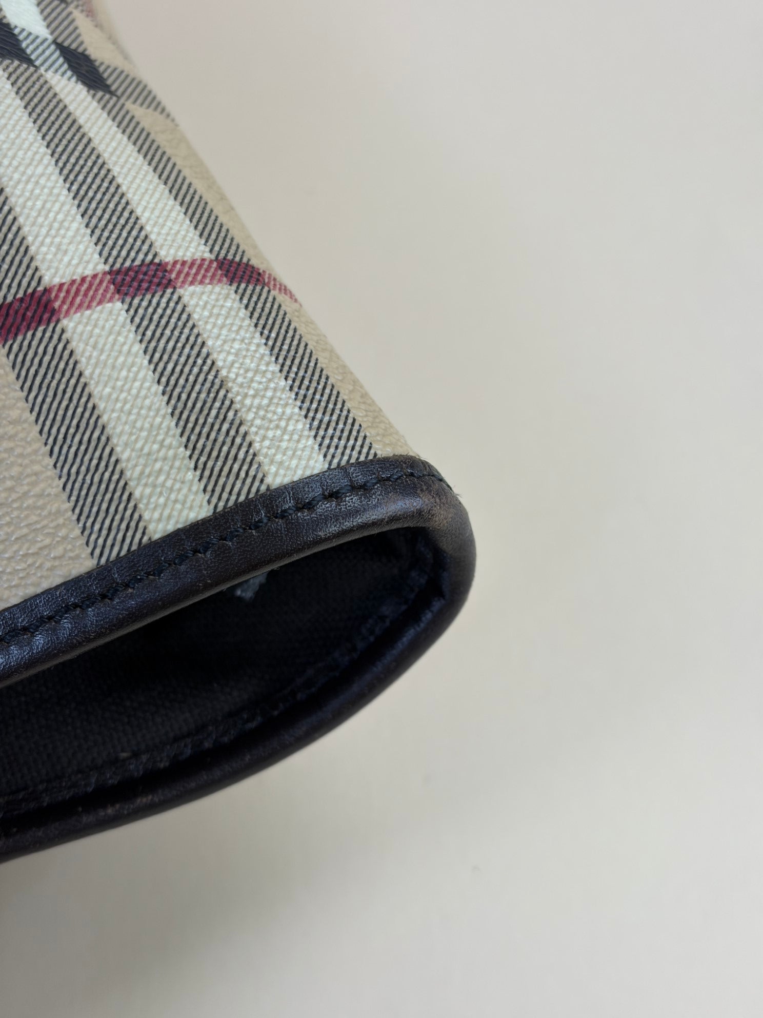 Burberry Haymarket Check Coated Canvas Onslow Tote Bag