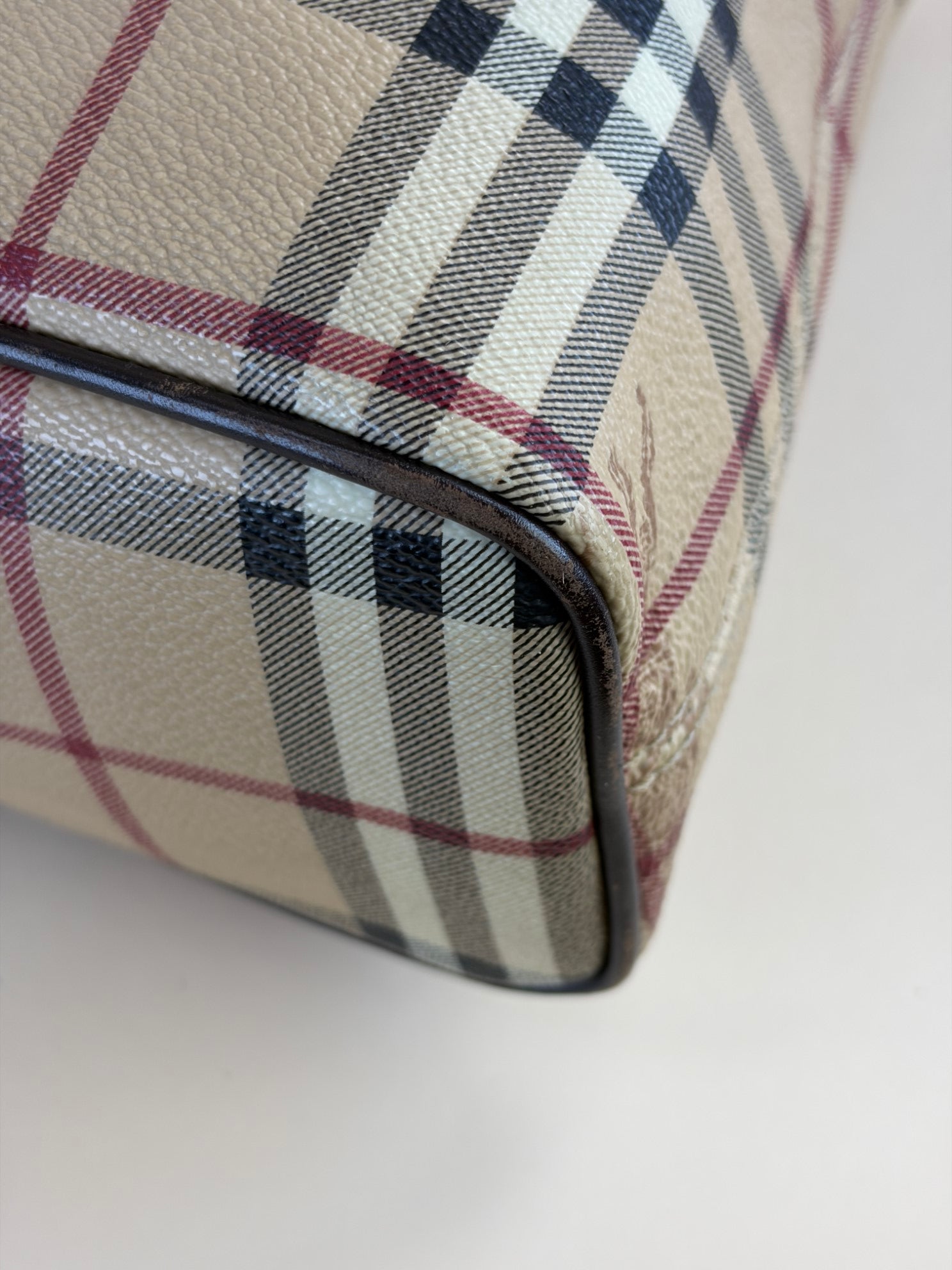 Burberry Haymarket Check Coated Canvas Onslow Tote Bag