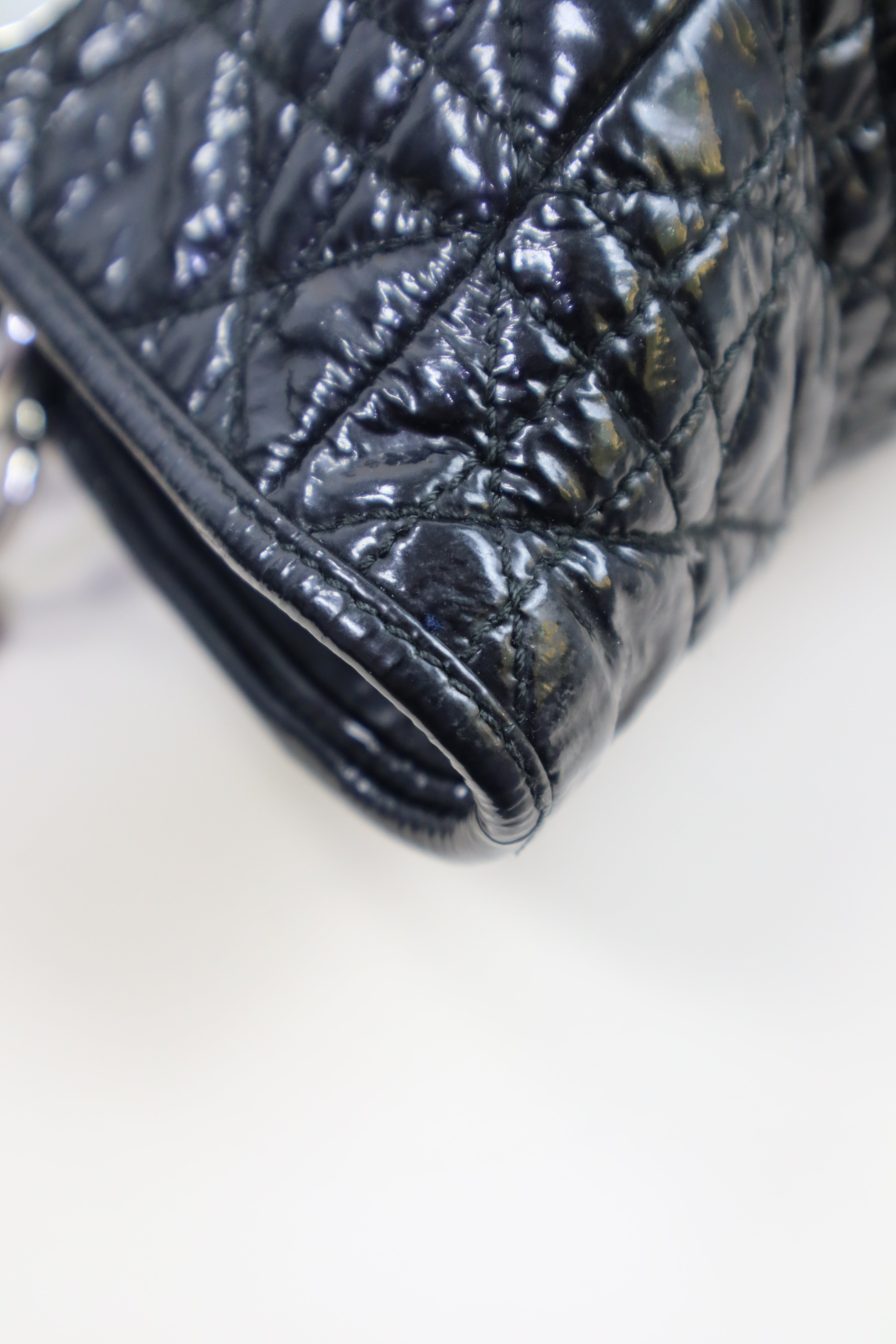 Christian Dior Black Lady Dior Soft Shopping Tote Bag