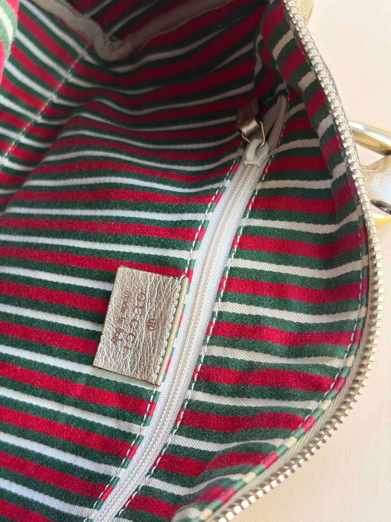 Gucci Bicolor Boston Monogram Shoulder Bag