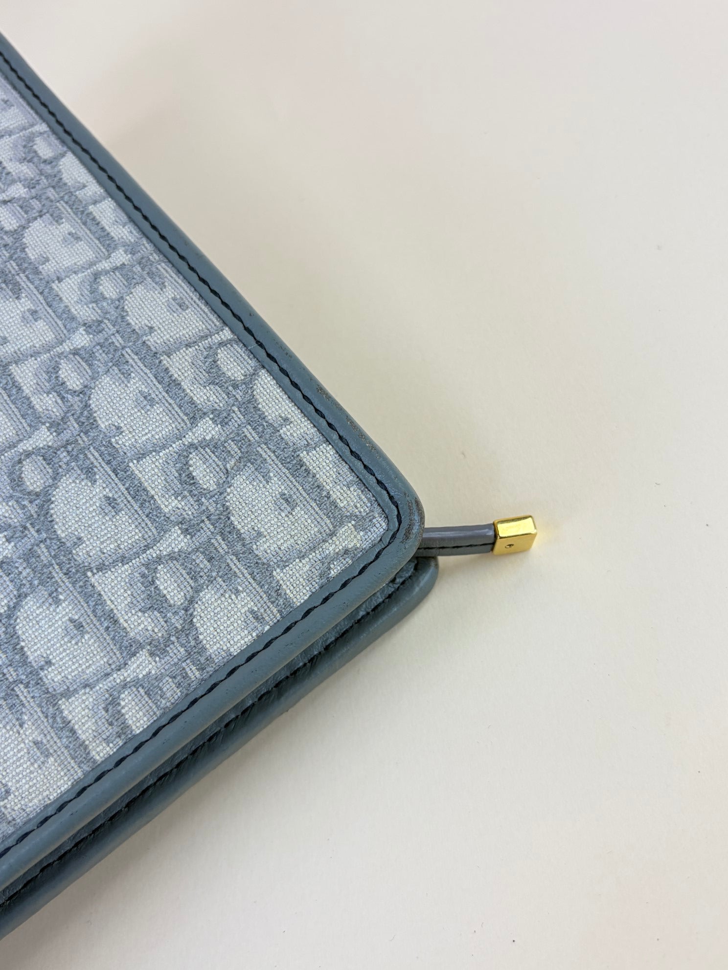 Christian Dior Gray Oblique 30 Montaigne Pouch