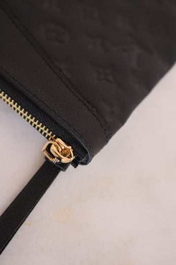 Louis Vuitton Black Monogram Empreinte Clutch