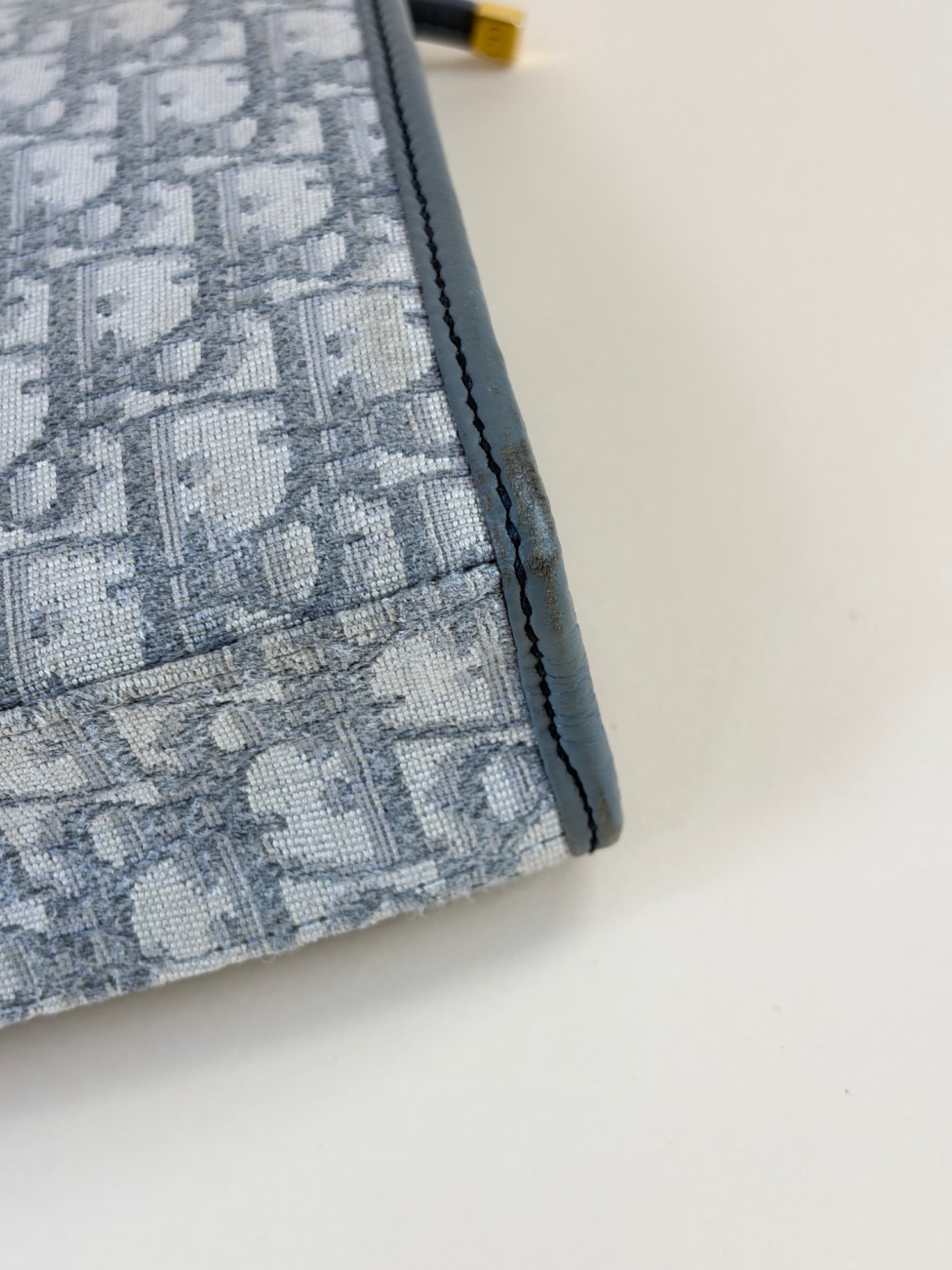 Christian Dior Gray Oblique 30 Montaigne Pouch