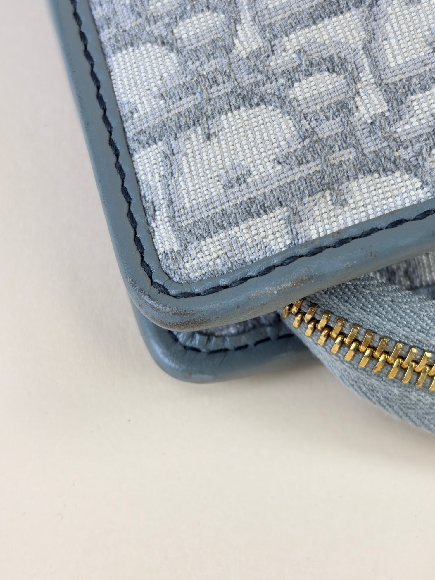 Christian Dior Gray Oblique 30 Montaigne Pouch