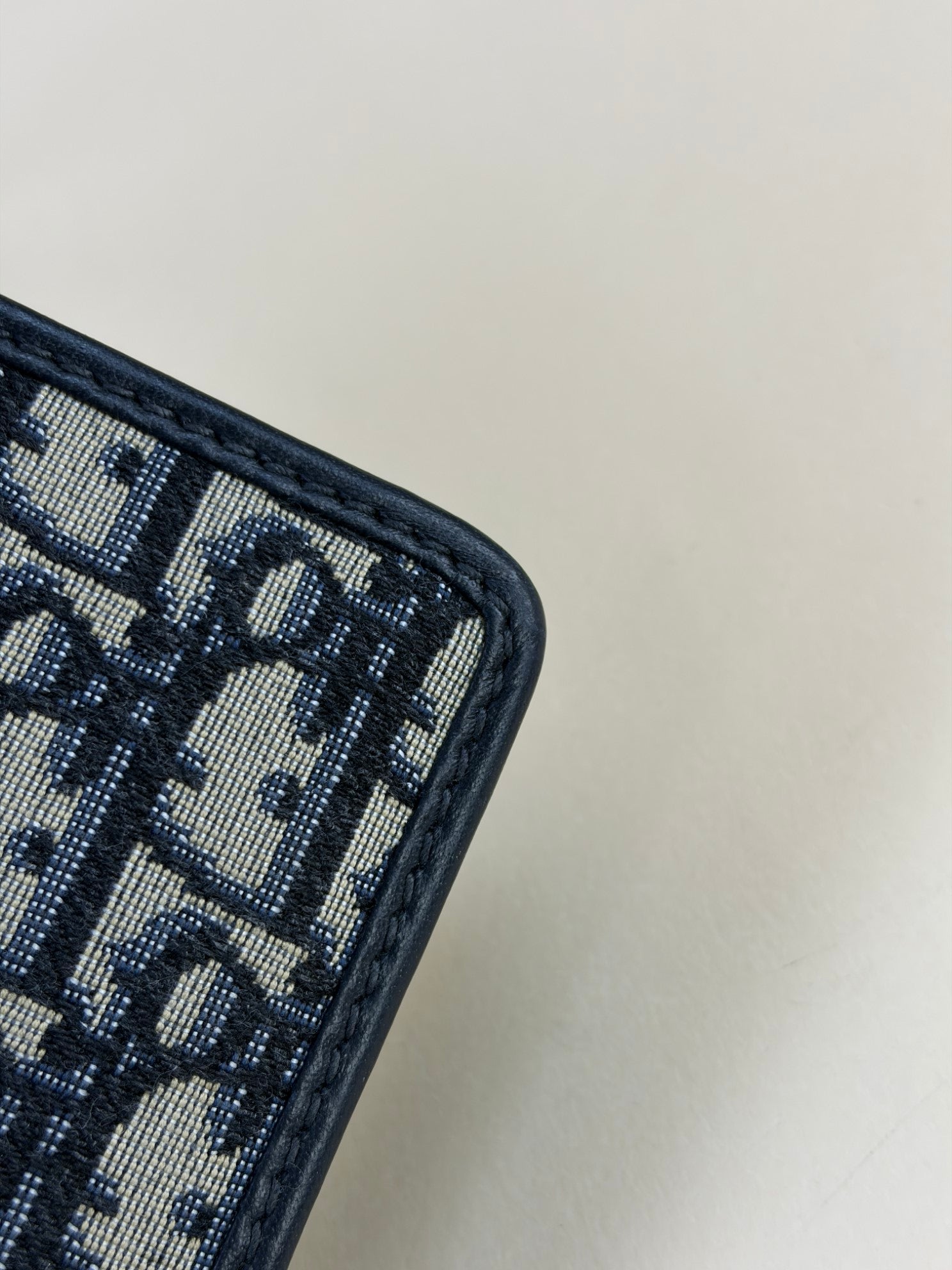 Christian Dior Blue 30 Montaigne Oblique Pouch