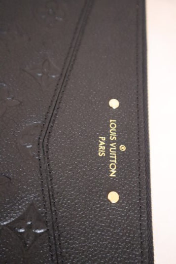 Louis Vuitton Black Monogram Empreinte Clutch