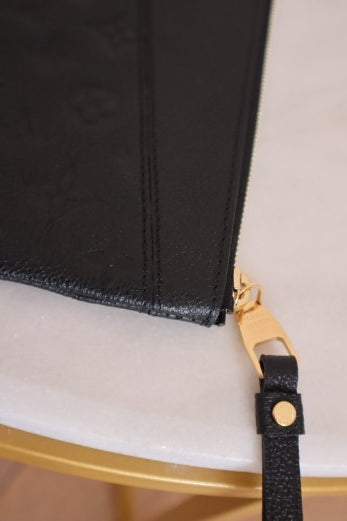 Louis Vuitton Black Monogram Empreinte Clutch